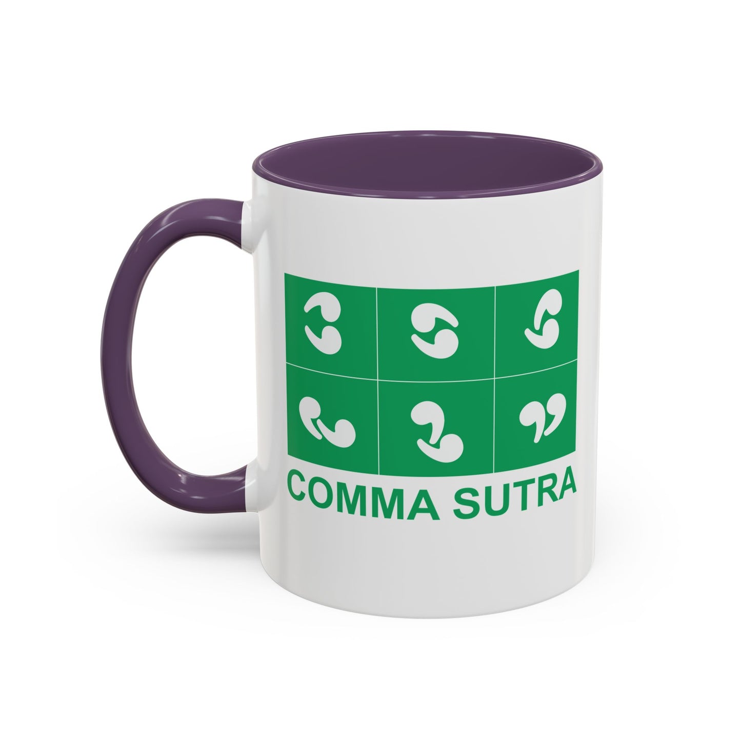 COMMA SUTRA Accent BiColor Funny Sarcastic Mug