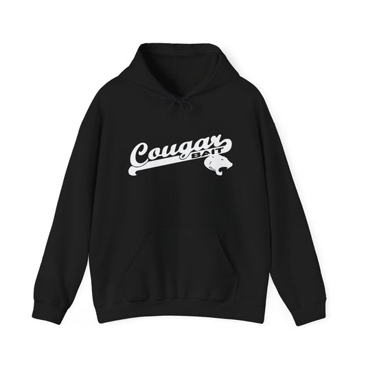 COUGAR BAIT - Premium Unisex Funny Sarcastic Black Hoodie Sweatshirt