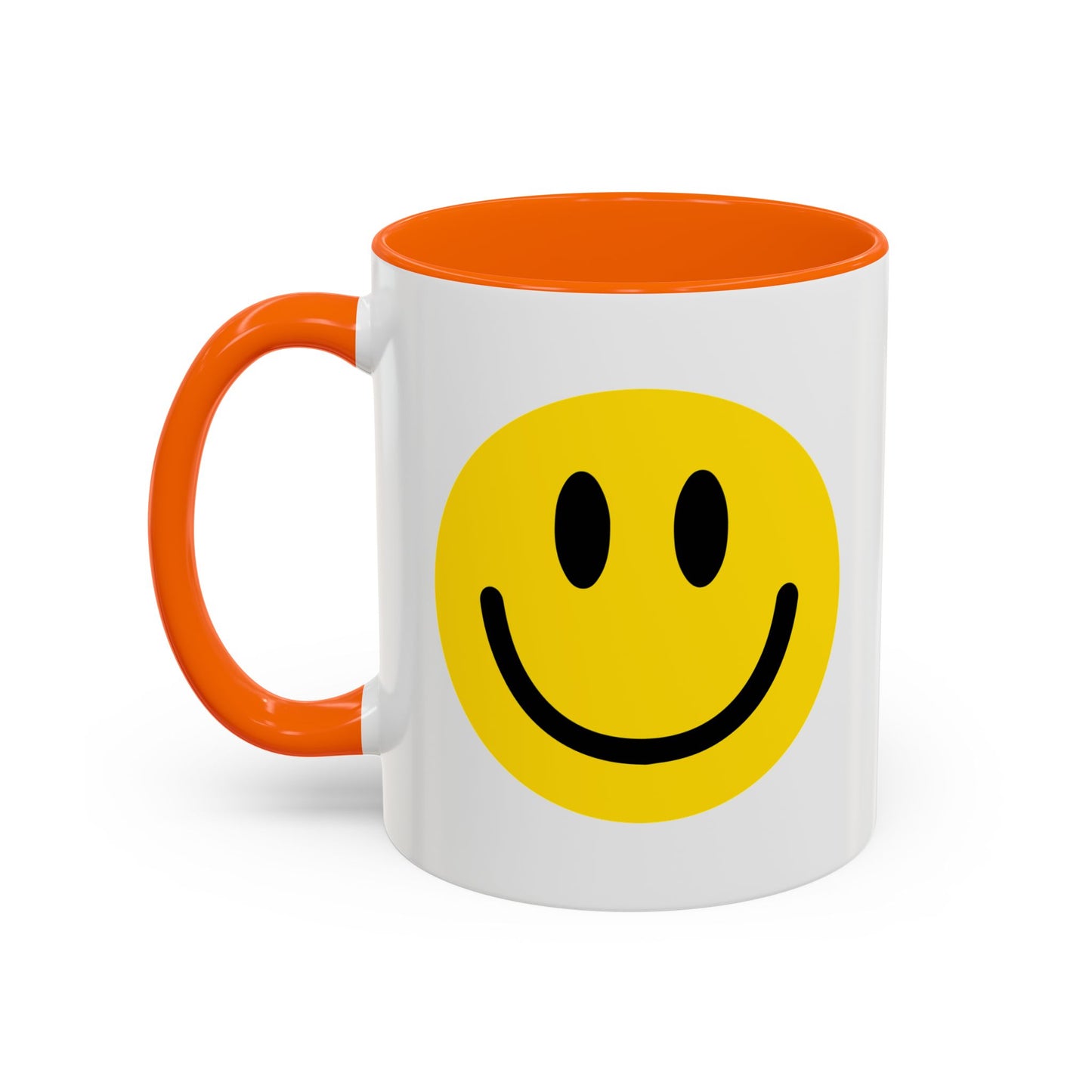 SMILE FACE Accent BiColor Funny Sarcastic Mug