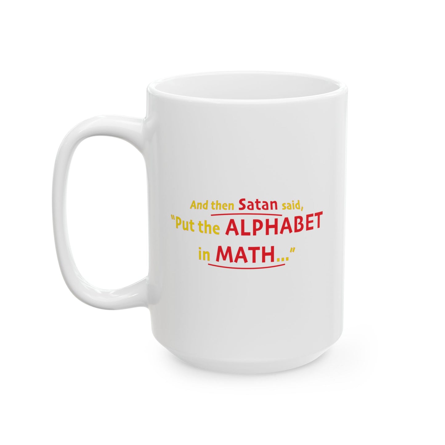 SATAN & MATH FUUNY SARCASTIC MUG