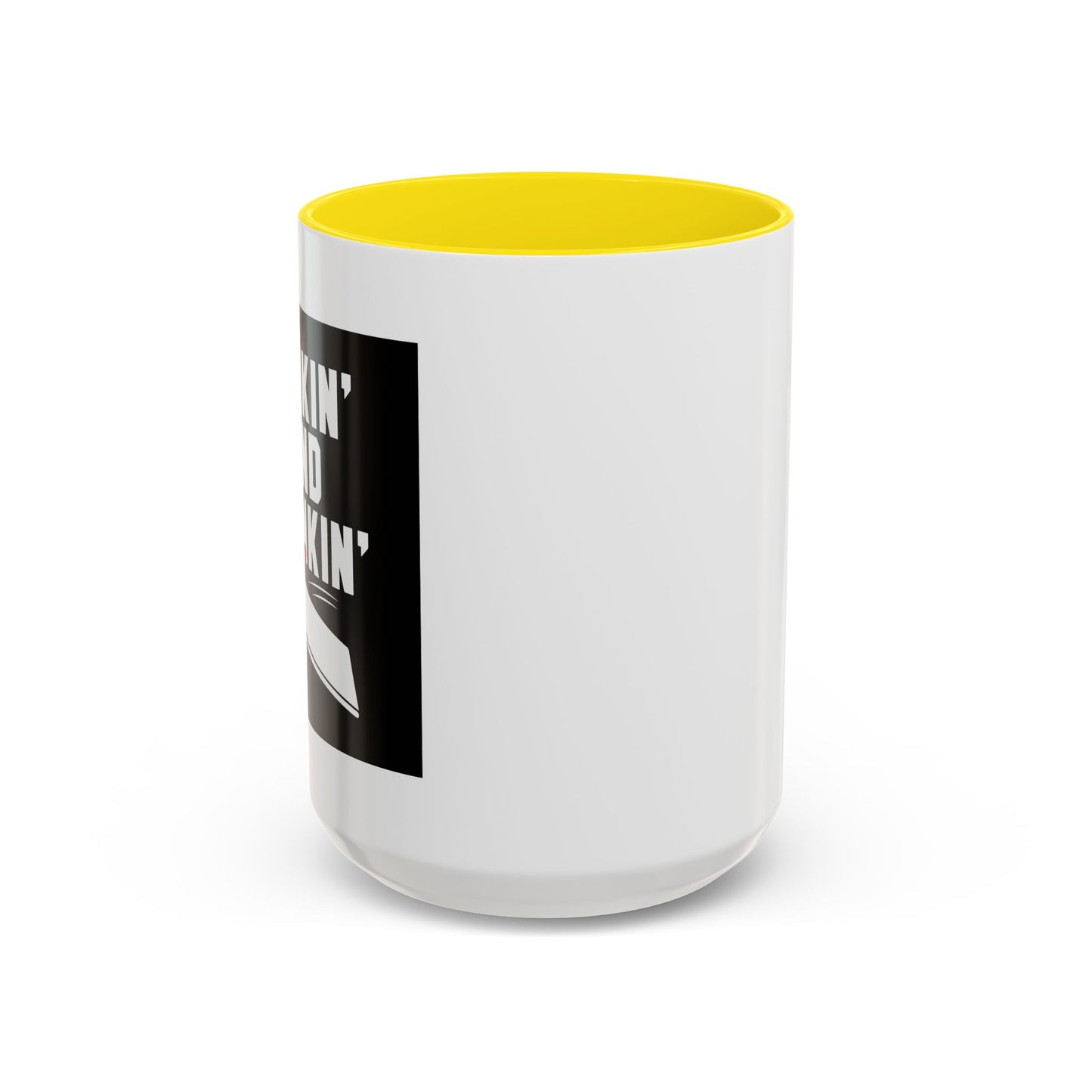 SINKIN' AND DRINKING Accent BiColor Funny Sarcastic Mug