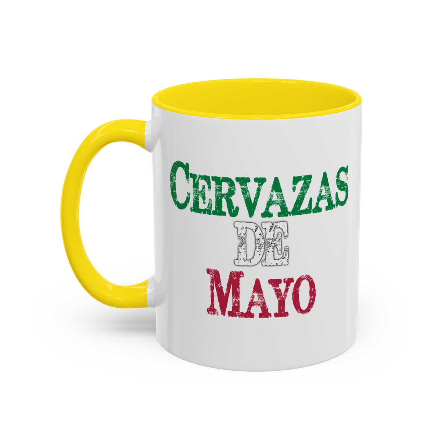 CERVAZAS DE MAYO Accent BiColor Funny Sarcastic Mug