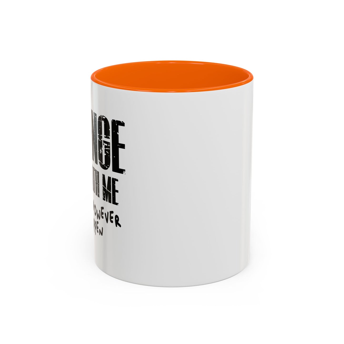 REVENGE IS BENEATH ME Accent BiColor Funny Sarcastic Mug