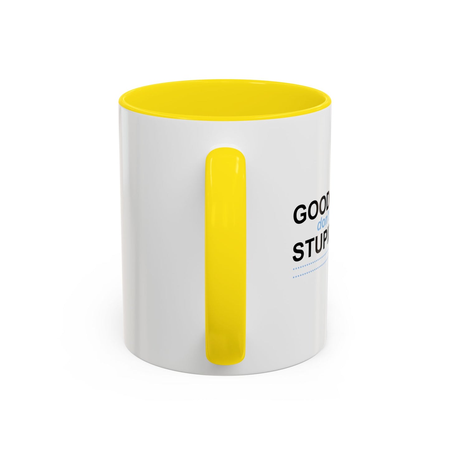 GOOD FRIENDS Accent BiColor Funny Sarcastic Mug