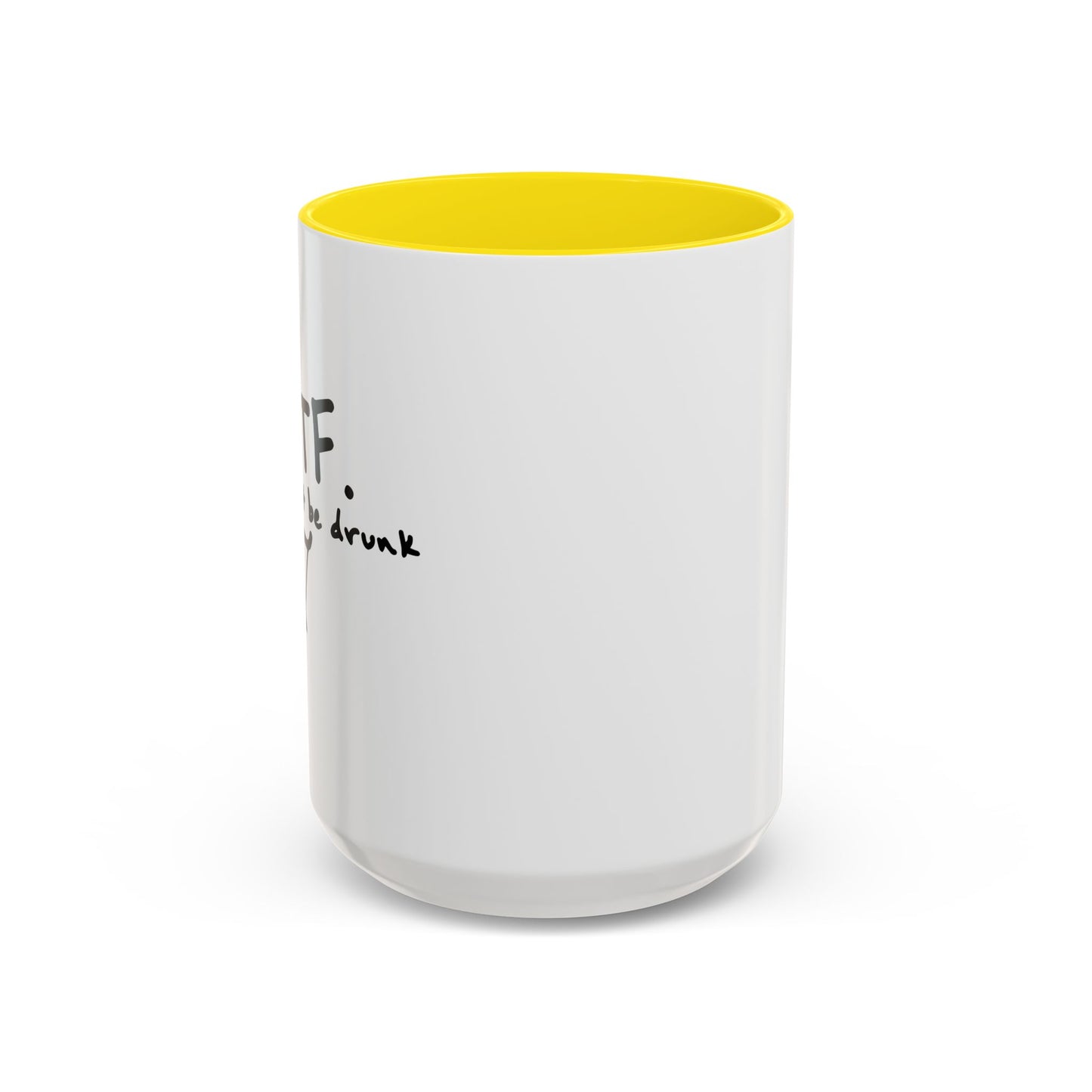 WTF. CUPID Accent BiColor Funny Sarcastic Mug