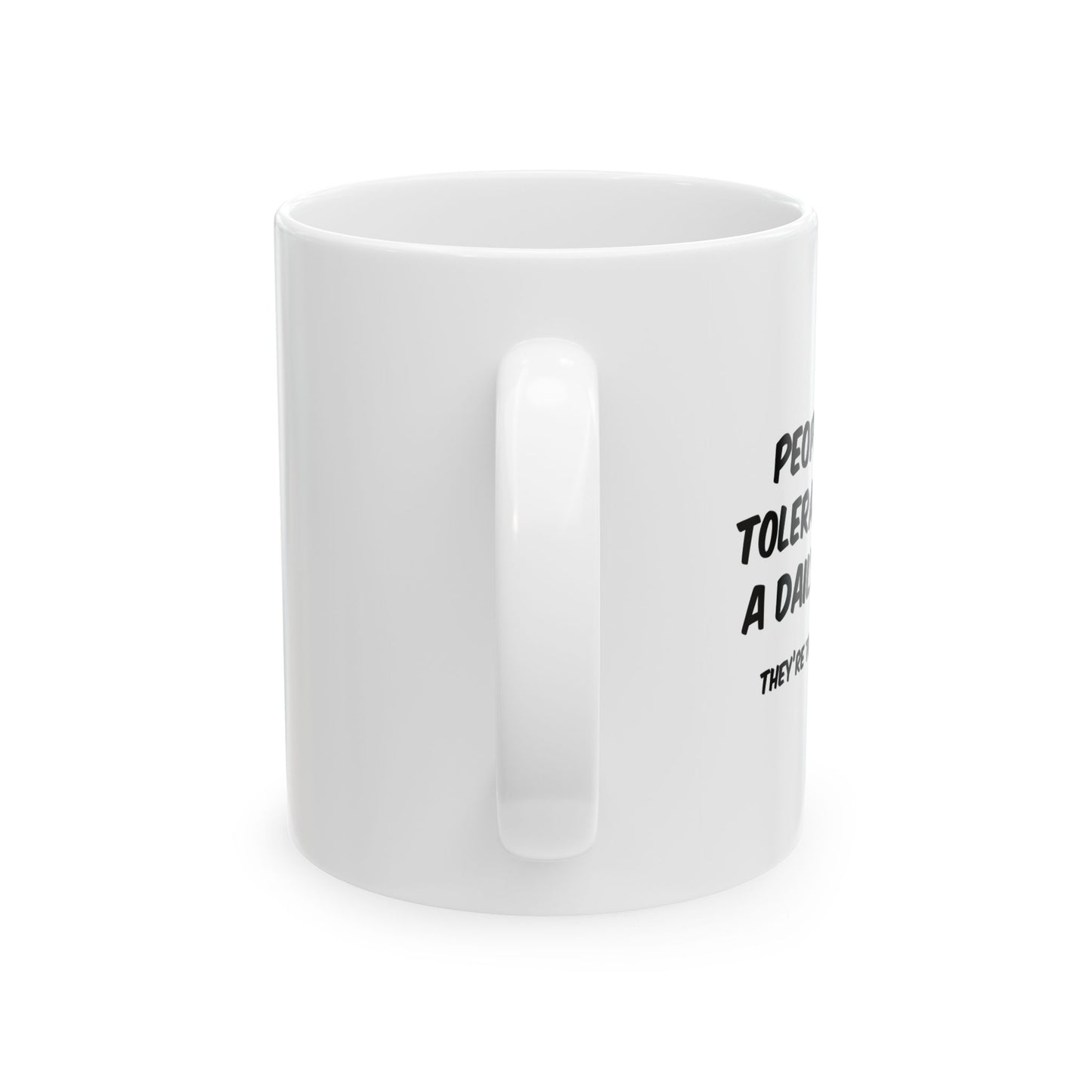 THE REAL HEROES FUNNY SARCASTIC WHITE MUG