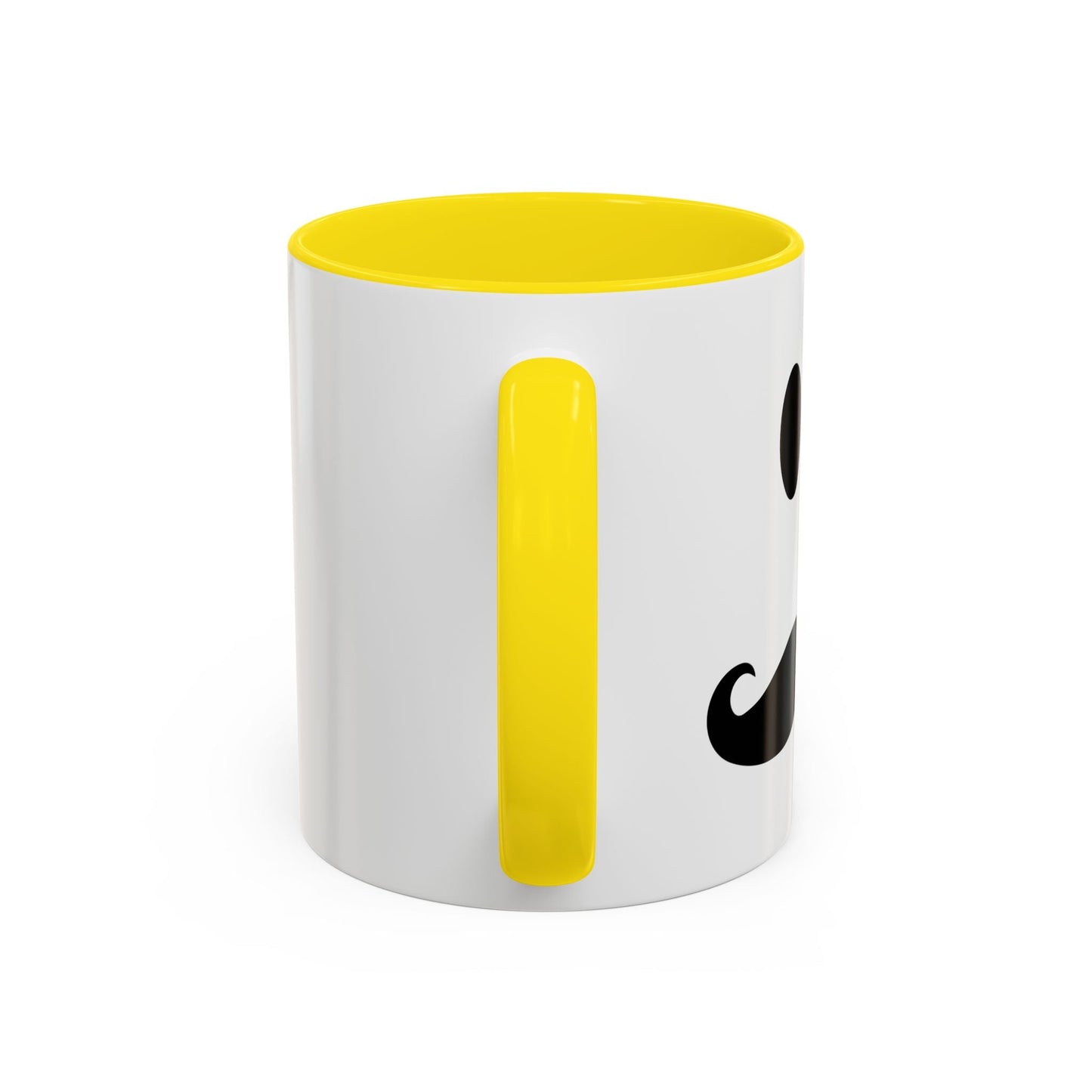 MOUSTACHE SMILE Accent BiColor Funny Sarcastic Mug