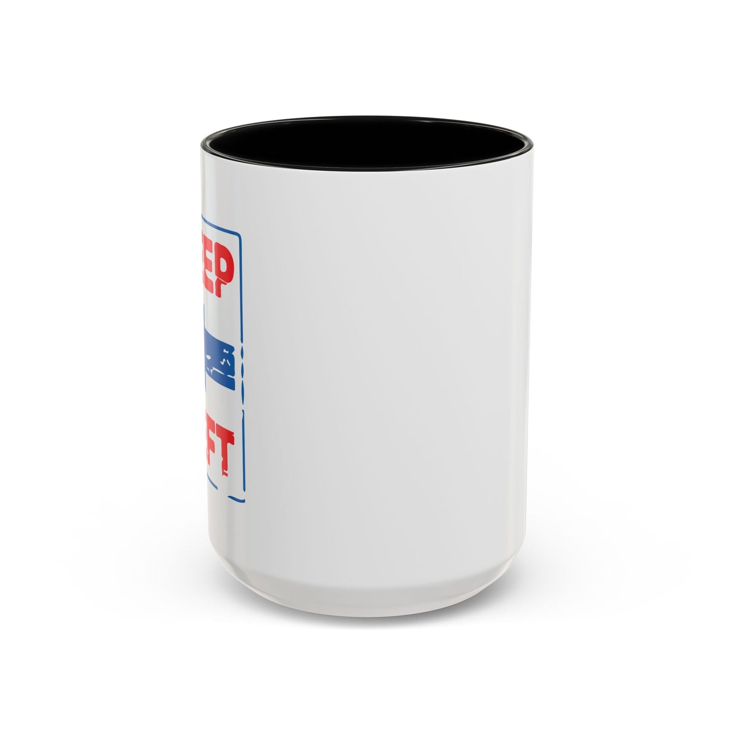 KEEP LEFT Accent BiColor Funny Sarcastic Mug