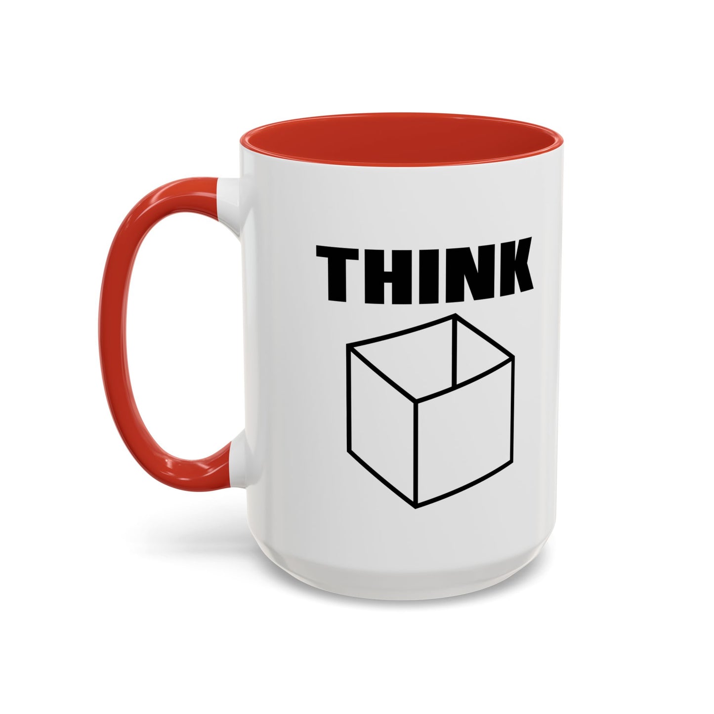 THINK Accent BiColor Funny Sarcastic Mug