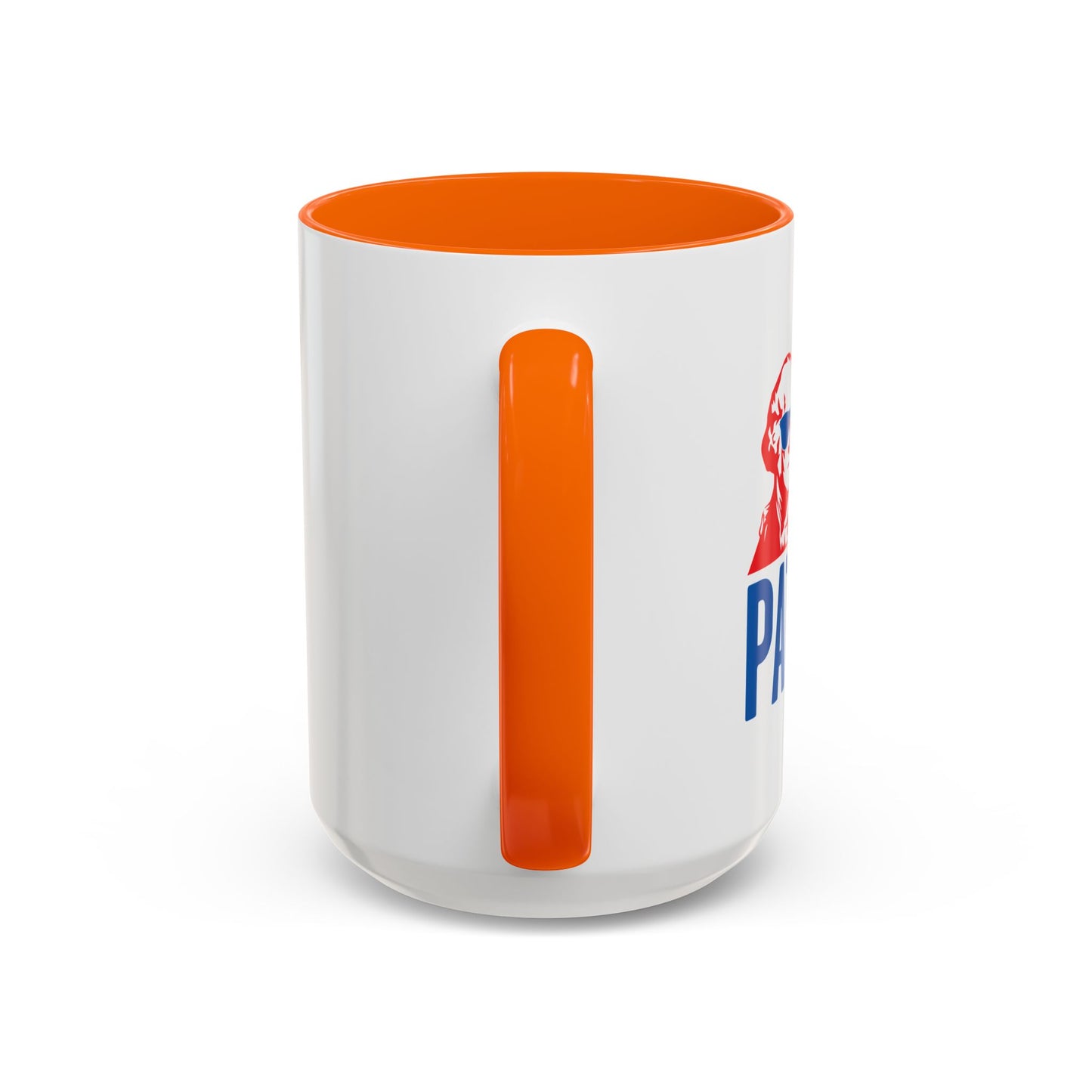 PARTY LIKE A PATRIOT Accent BiColor Funny Sarcastic Mug