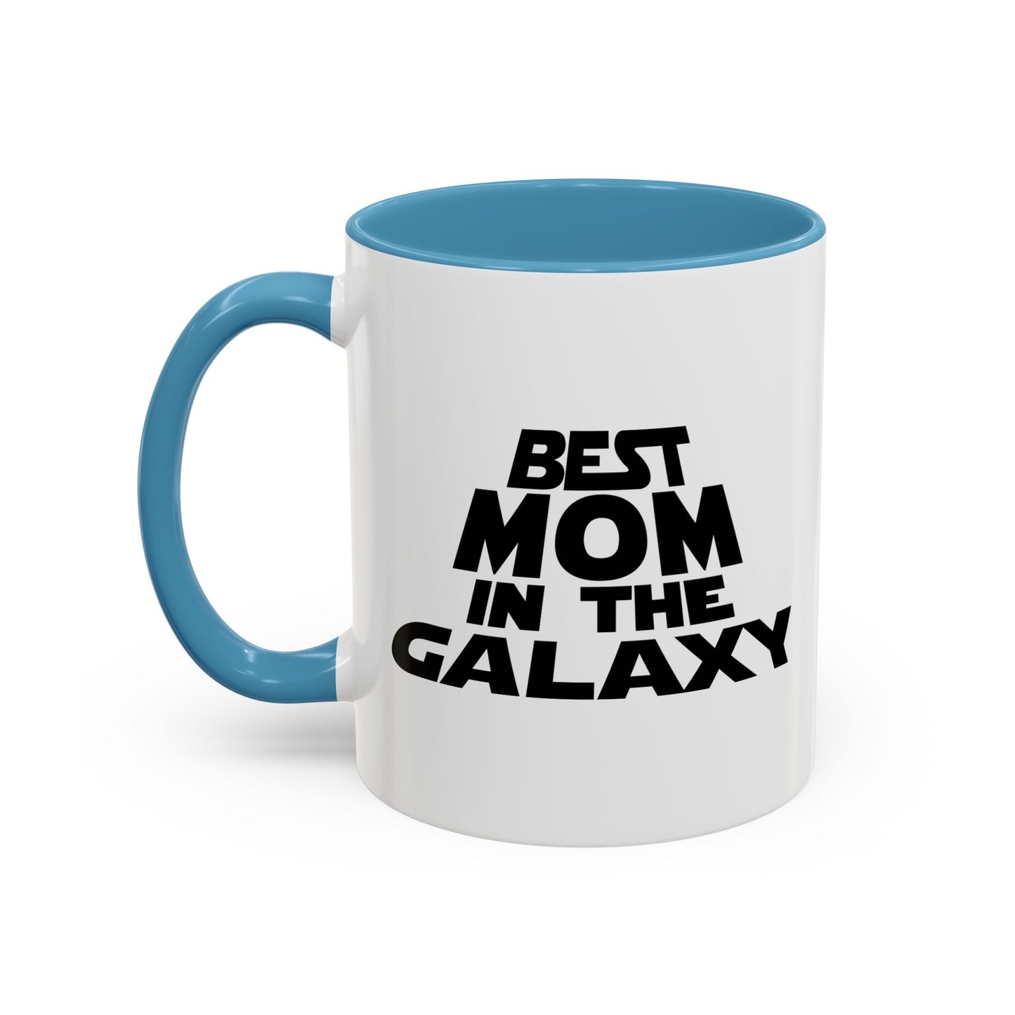 BEST MOM IN THE GALAXY Accent BiColor Mug