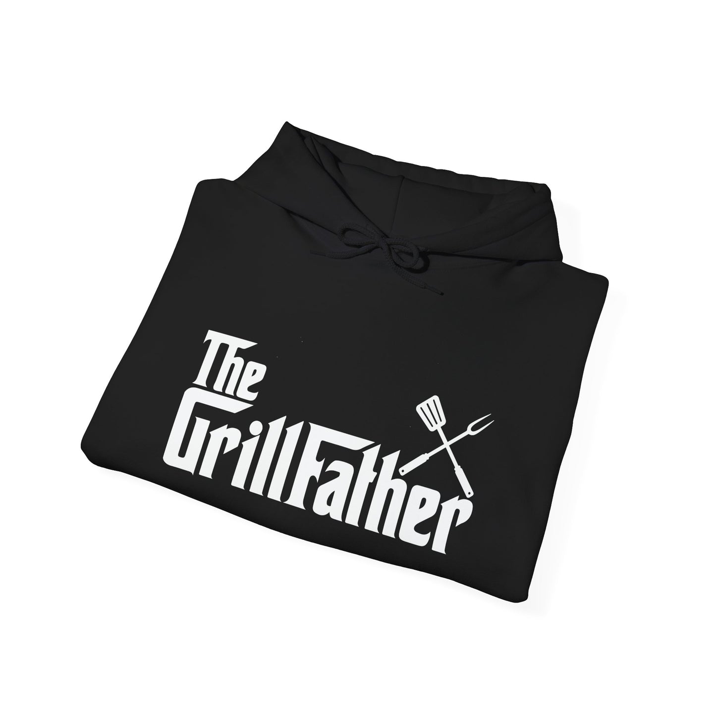 THE GRILLFATHER - Premium Unisex Funny Sarcastic Black Hoodie Sweatshirt