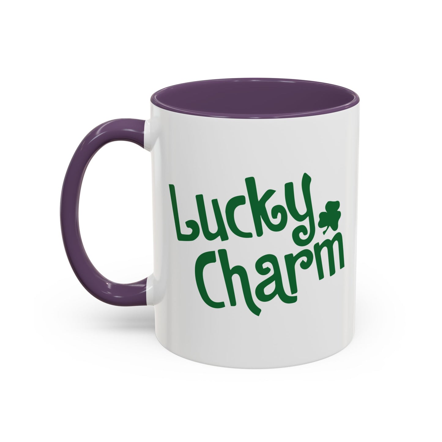 LUCKY CHARM Accent BiColor Funny Sarcastic Mug