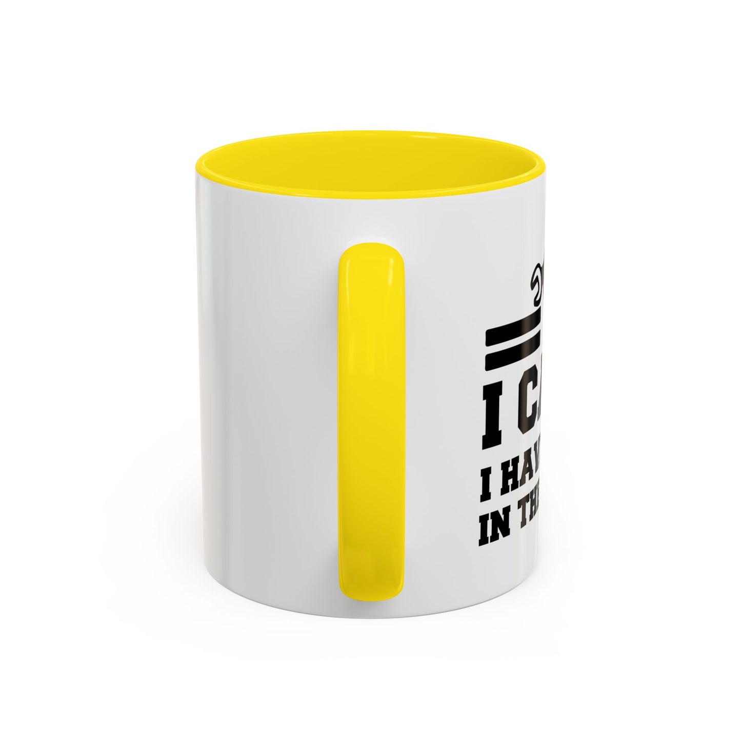 I CAN'T HAVE PLANS IN THE GARAGE Accent BiColor Funny Sarcastic Mug