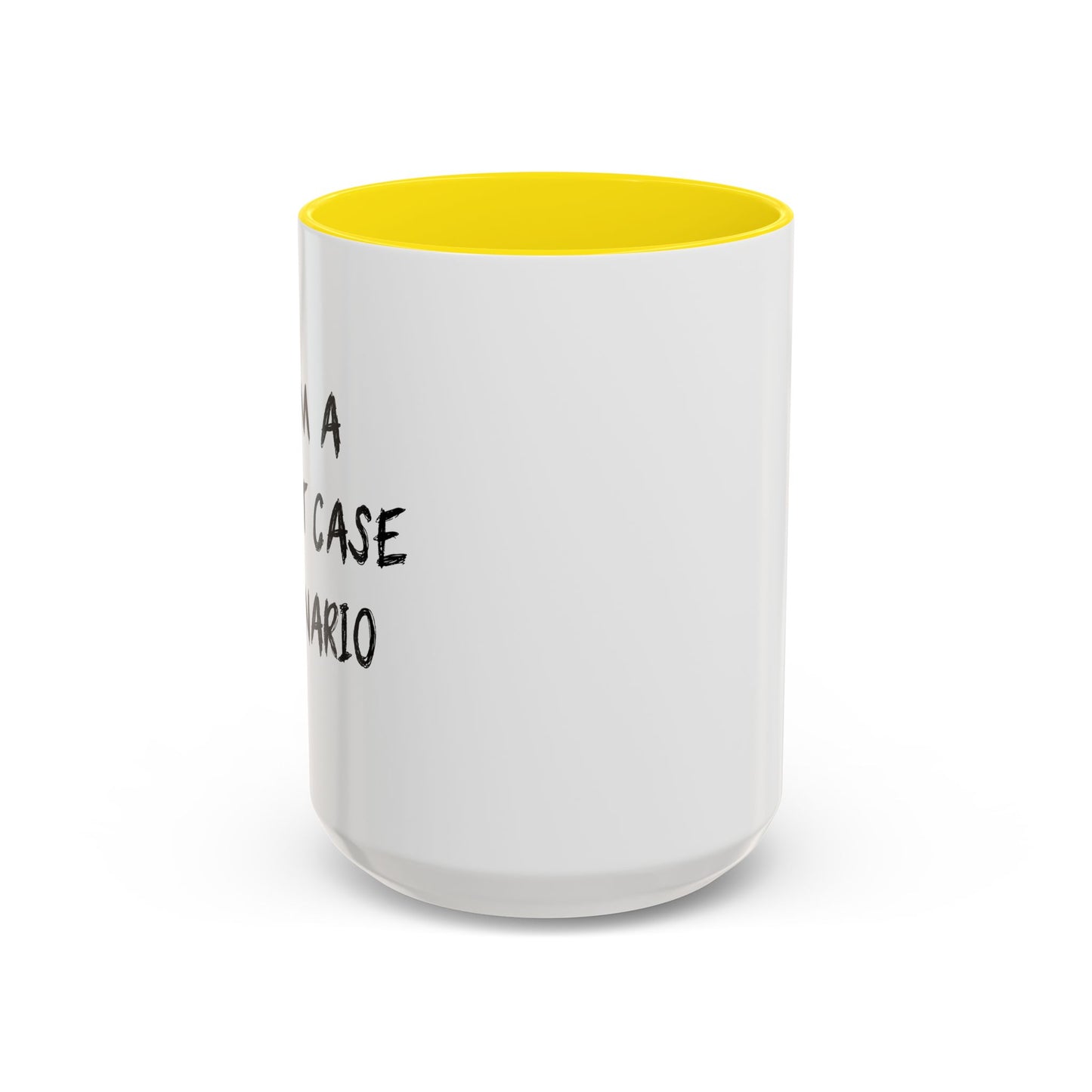 I AM WORST CASE SCENARIO Accent BiColor Funny Sarcastic Mug