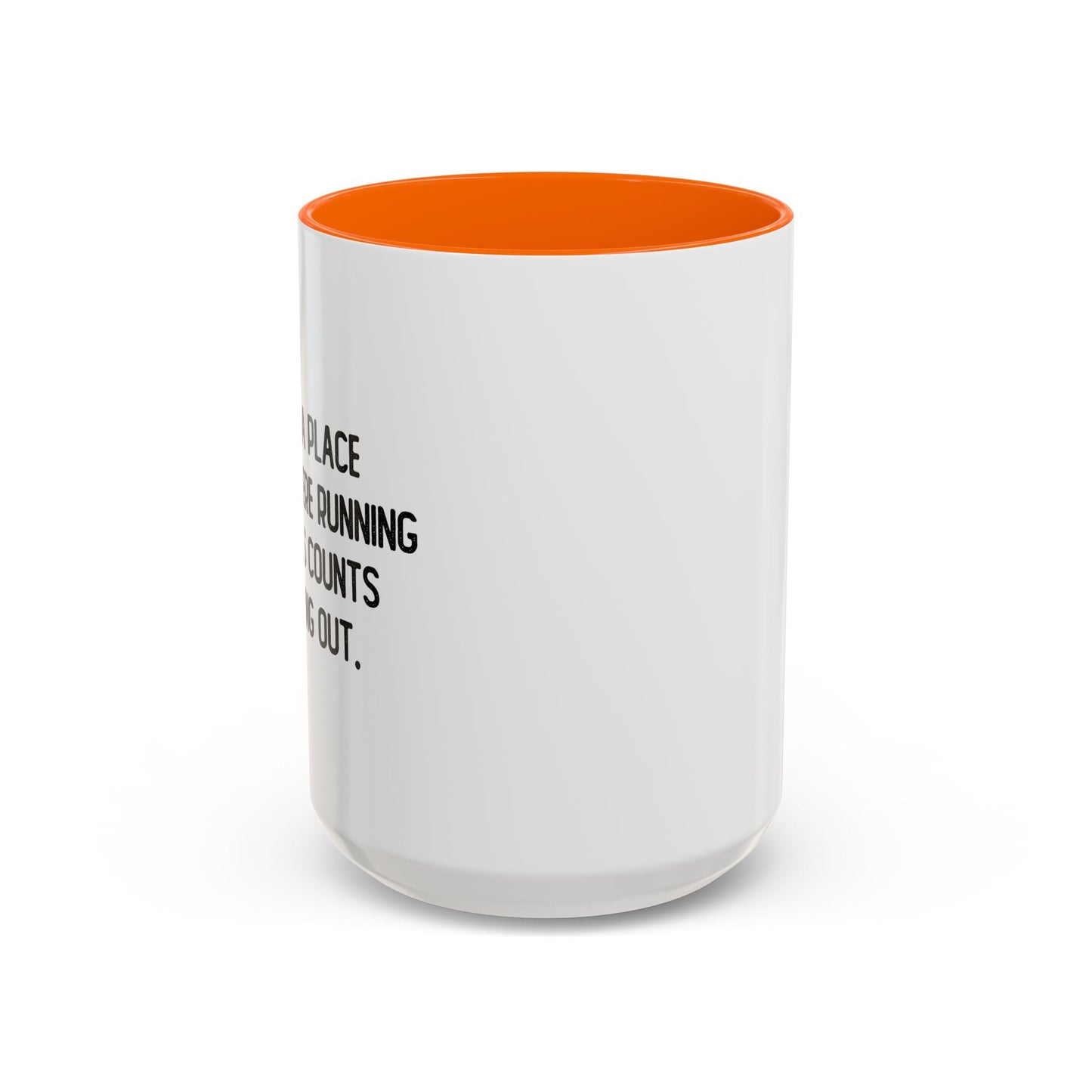 RUNNING ERRANDS COUNTS AS GOING OUT Accent BiColor Funny Sarcastic Mug