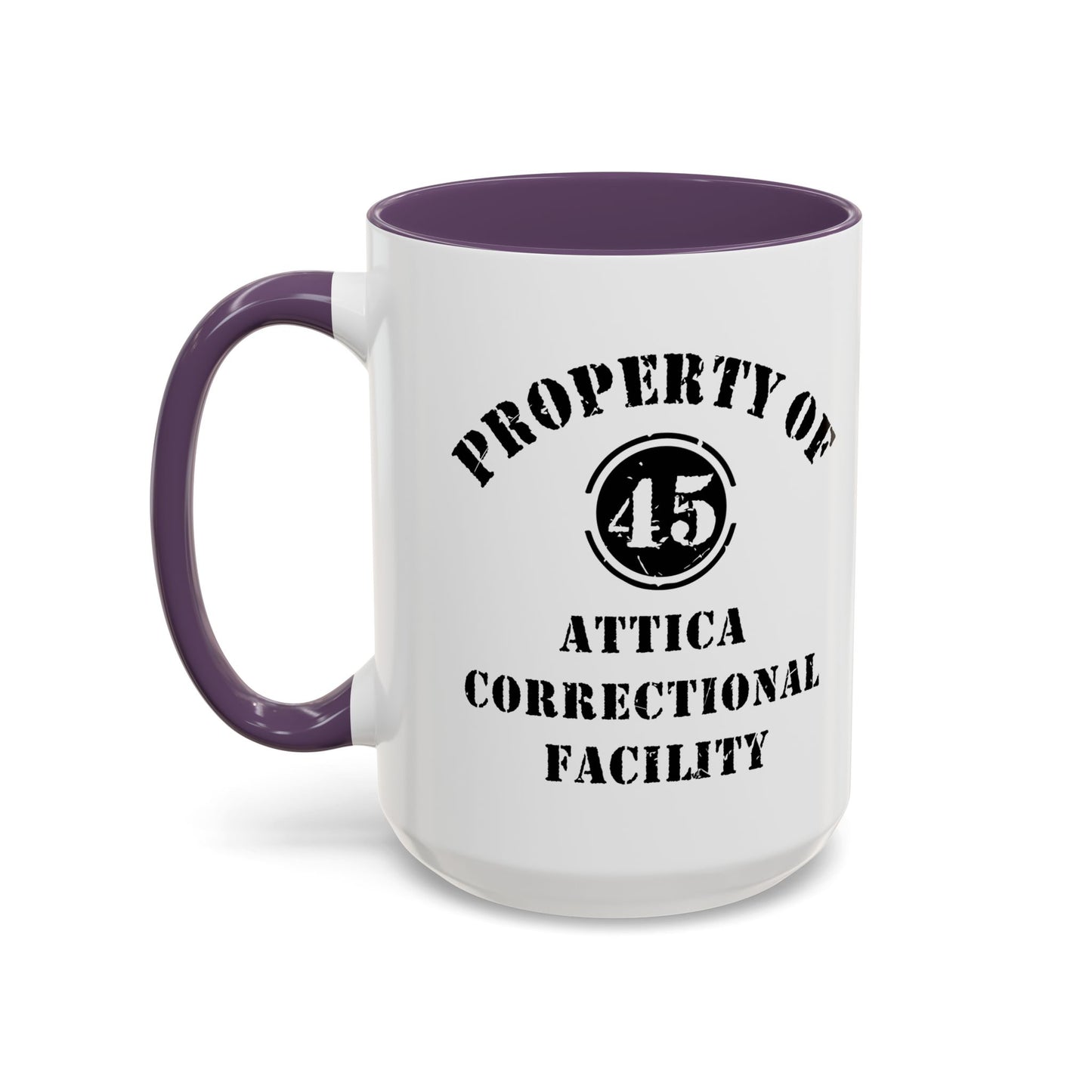 ATTICA CORRECTIONAL FACILITY Accent BiColor Funny Sarcastic Mug