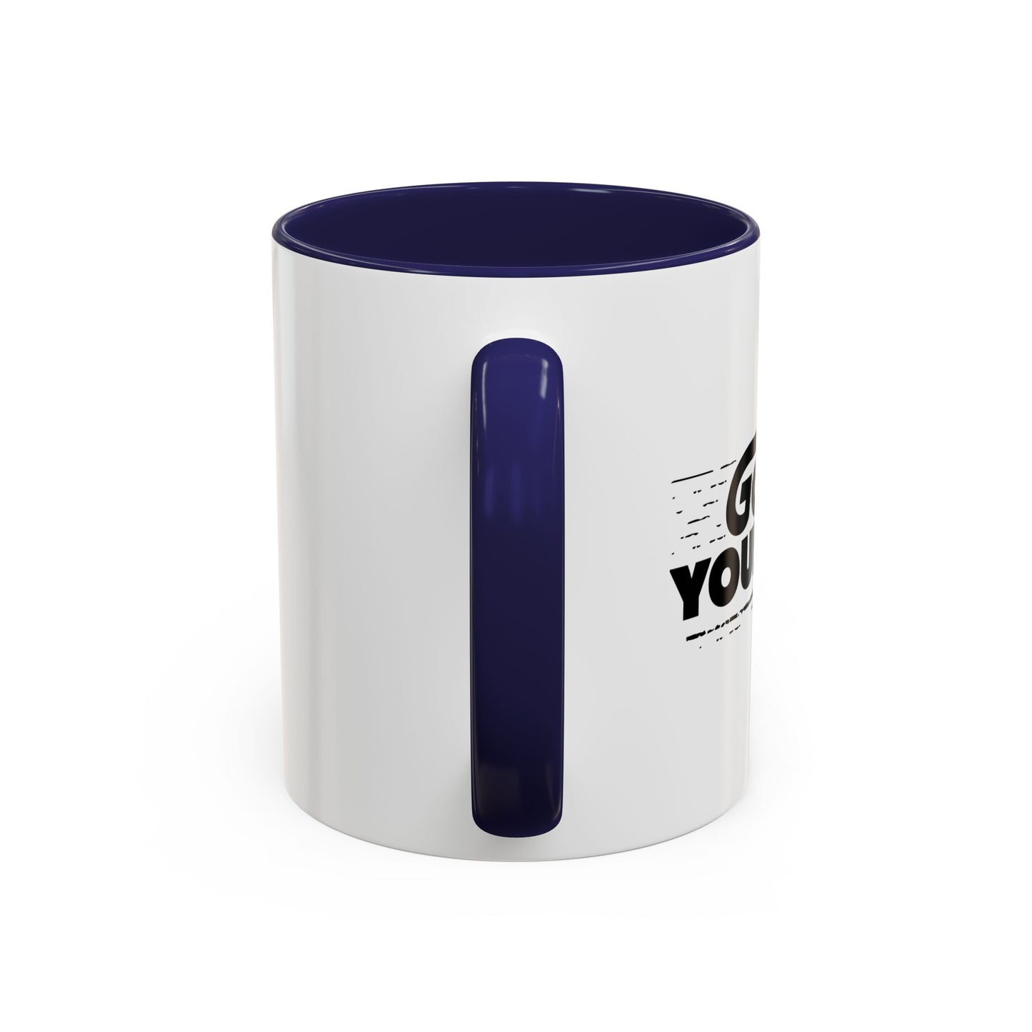 GO ASK YOUR MOM Accent BiColor Funny Sarcastic Mug