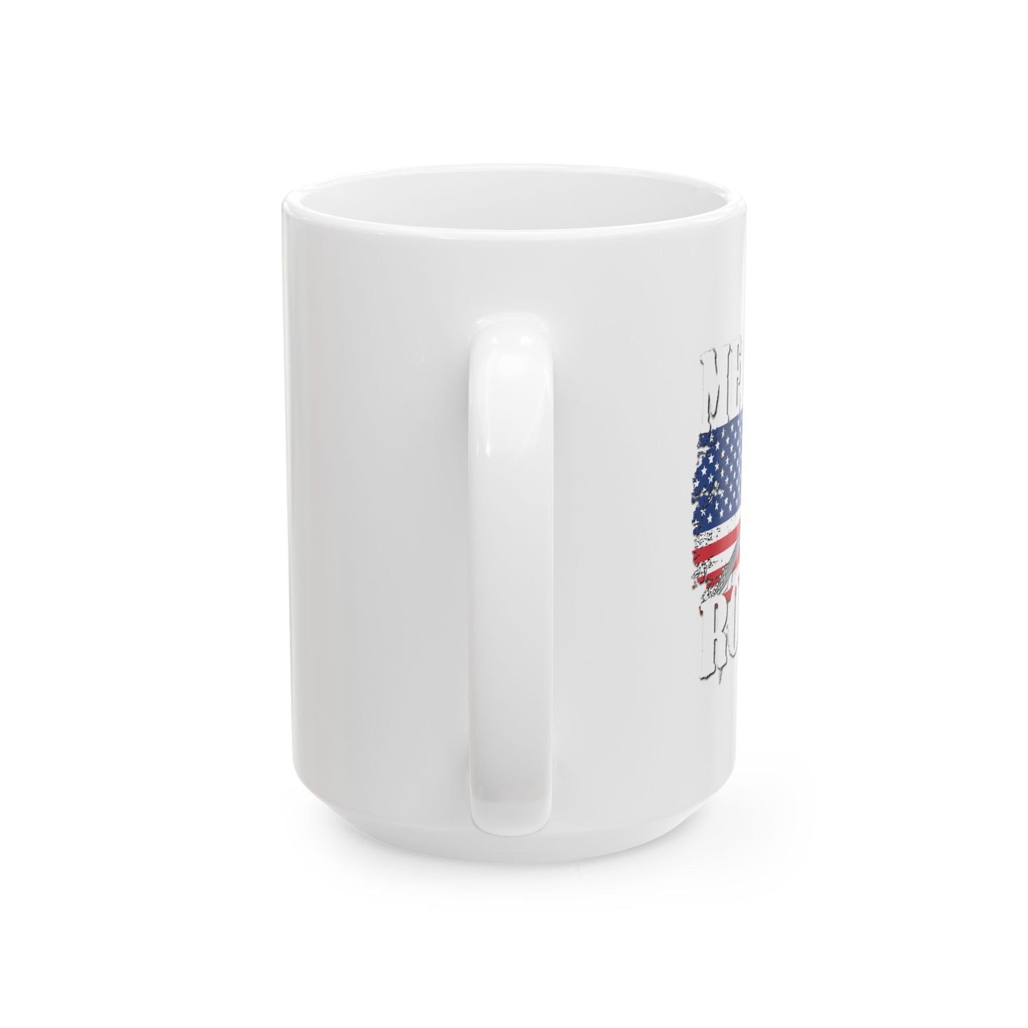 MERICA ROCKS WHITE MUG