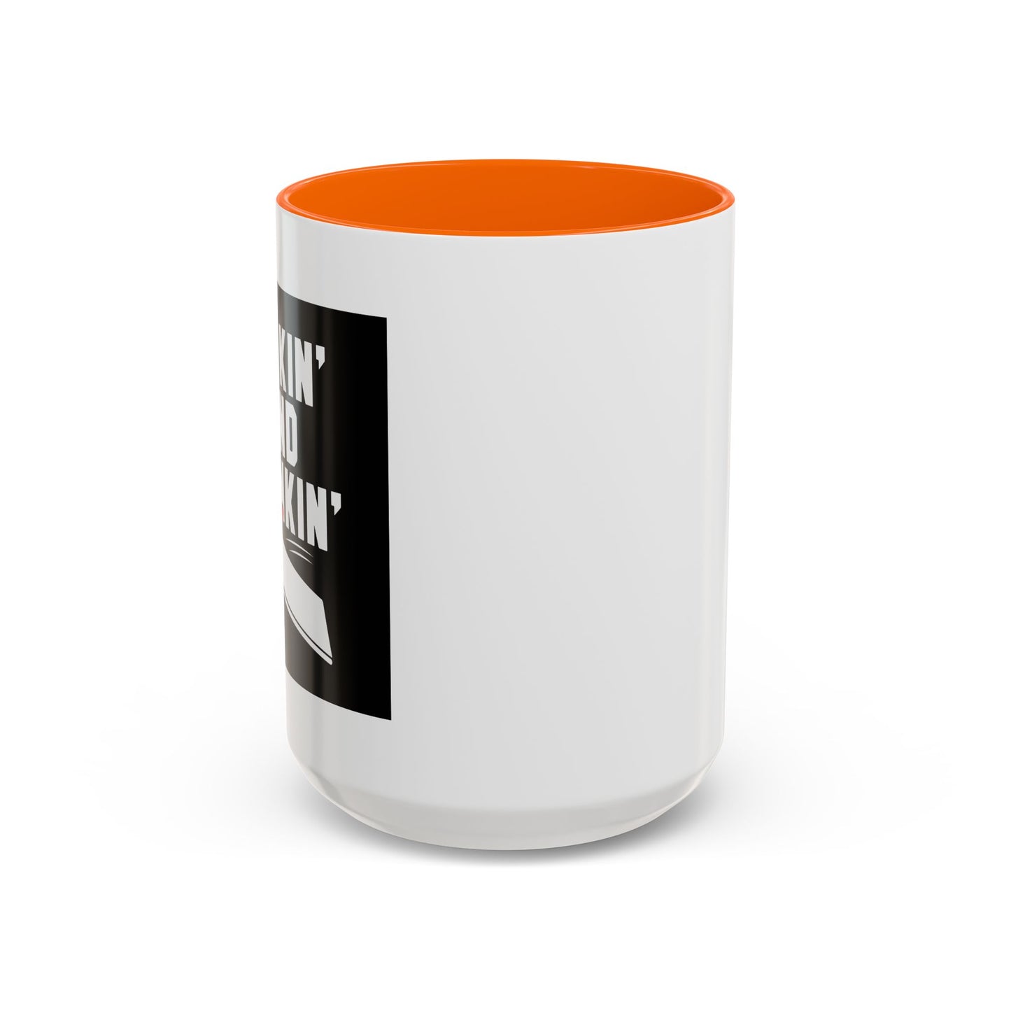 SINKIN' AND DRINKING Accent BiColor Funny Sarcastic Mug