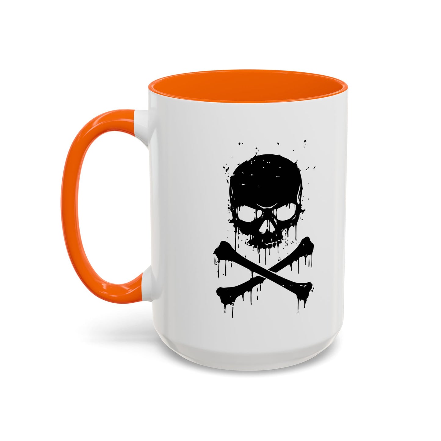 DRIP SKULL Accent BiColor Funny Sarcastic Mug