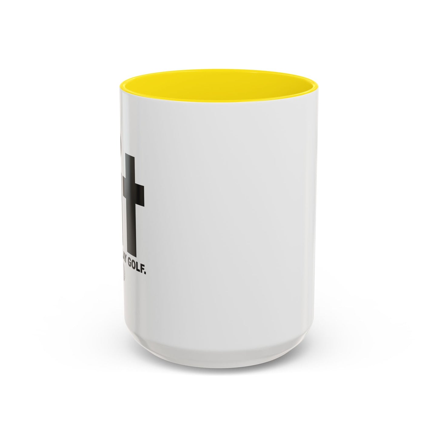 LET’S PLAY GOLF. Accent BiColor Funny Sarcastic Mug