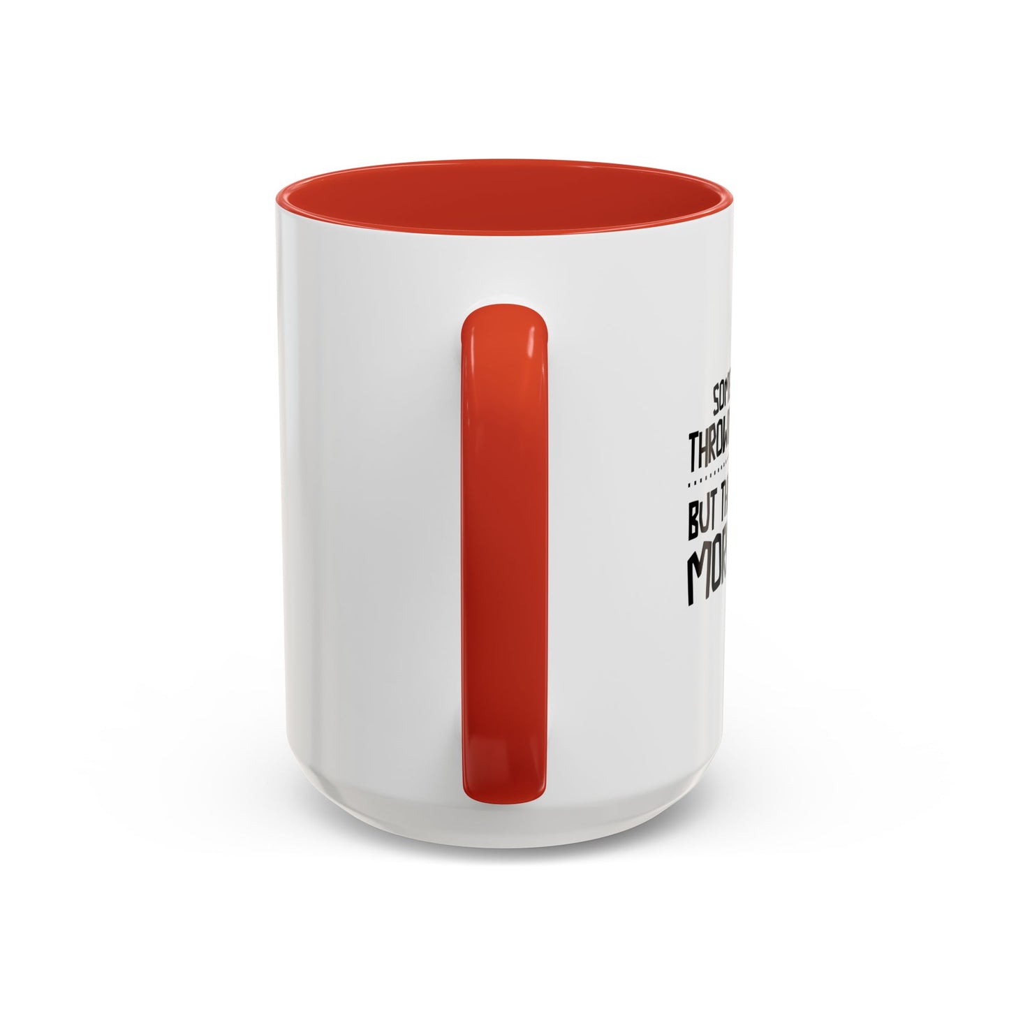 I FEEL LIKE THROWING IN THE TOWEL Accent BiColor Funny Sarcastic Mug