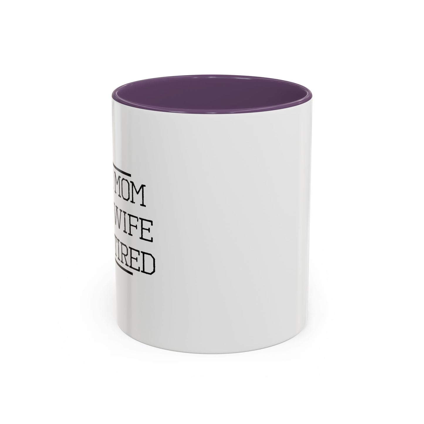 SUPER MOM Accent BiColor Mug