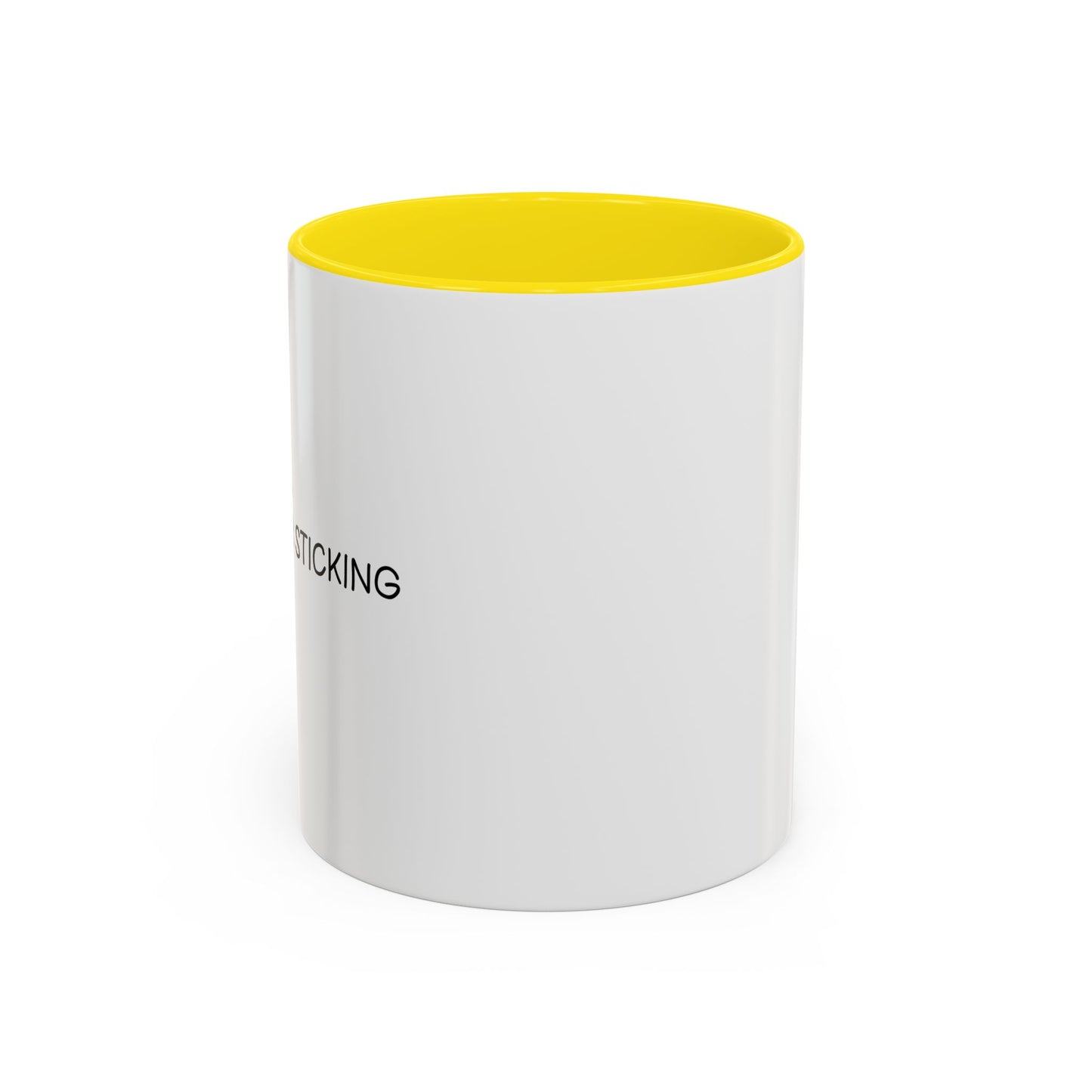 DEAR MIDDLE FINGER Accent BiColor Funny Sarcastic Mug