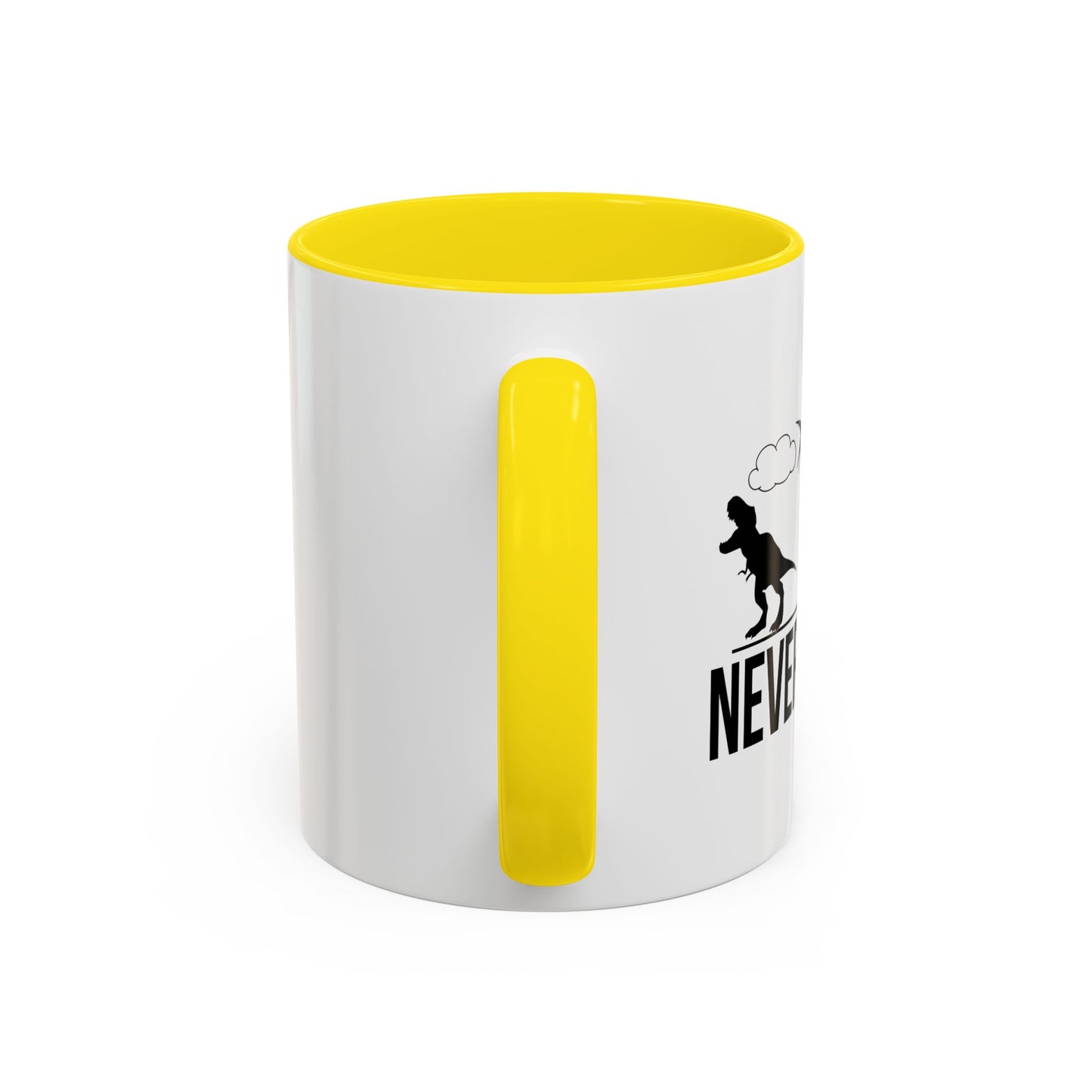 NEVER FORGET Accent BiColor Funny Sarcastic Mug