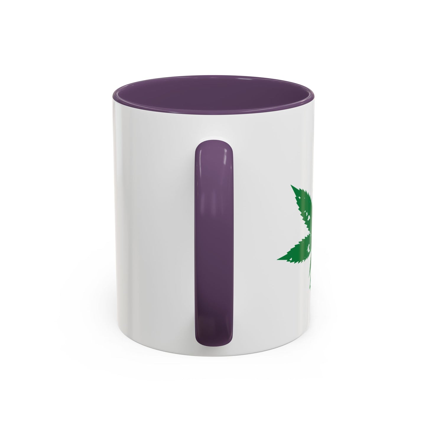 WEED LEAF 420 Accent BiColor Funny Sarcastic Mug