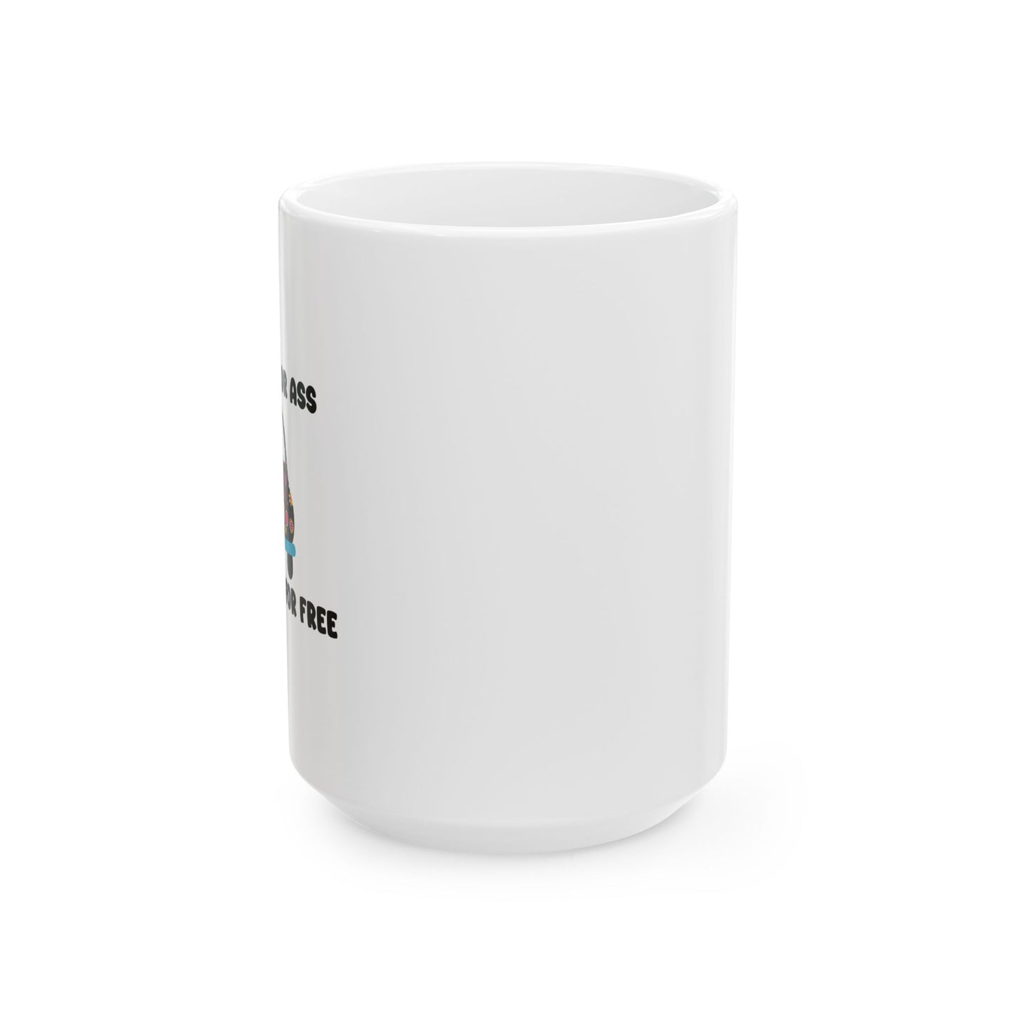 NO ONE RIDES 4 FREE FUNNY SARCASTIC WHITE MUG