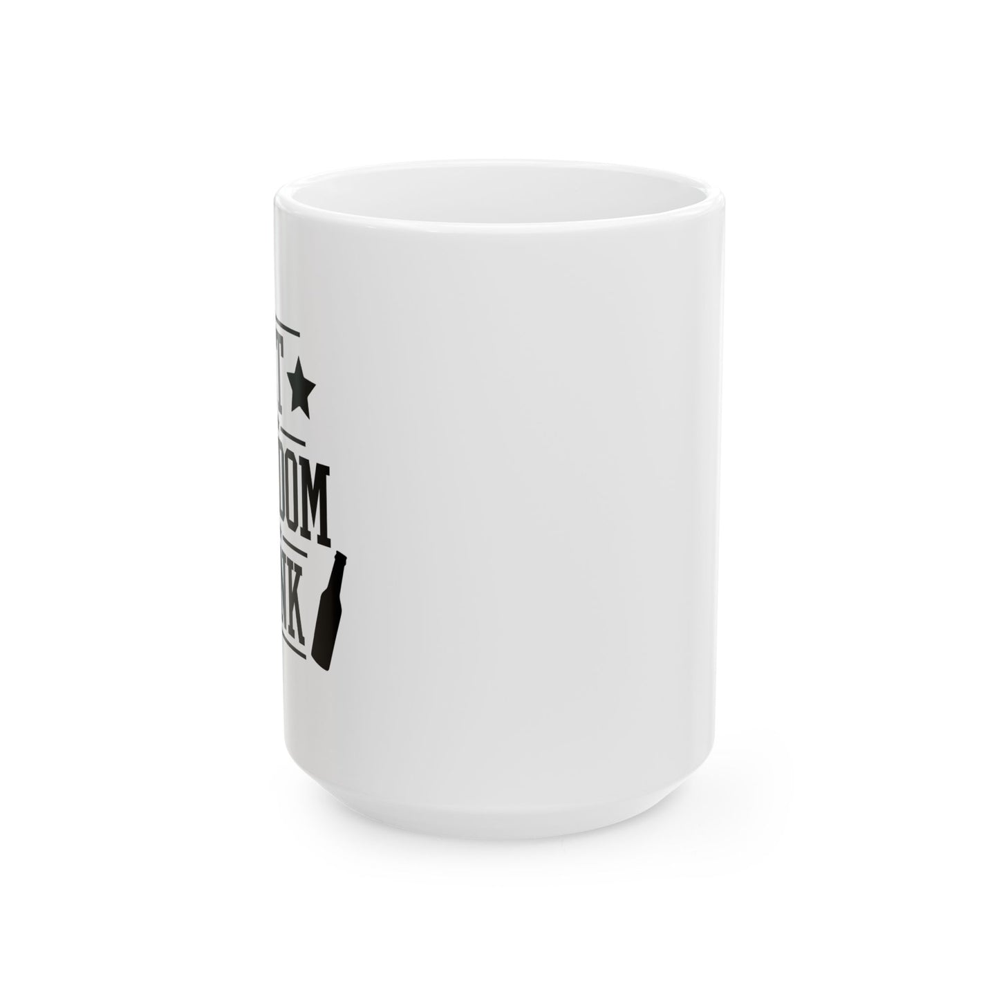 LET FREEDOM DRINK CELEBRATION WHITE MUG