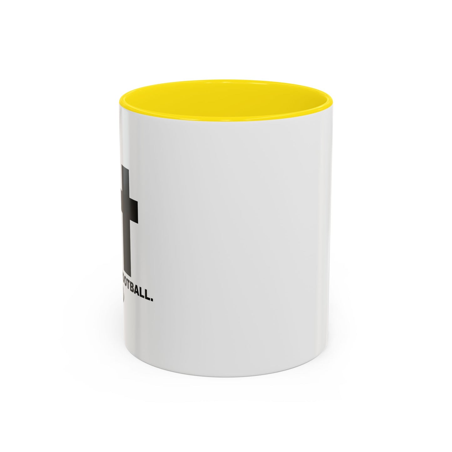 LET'S PLAY FOOTBALL Accent BiColor Funny Sarcastic Mug