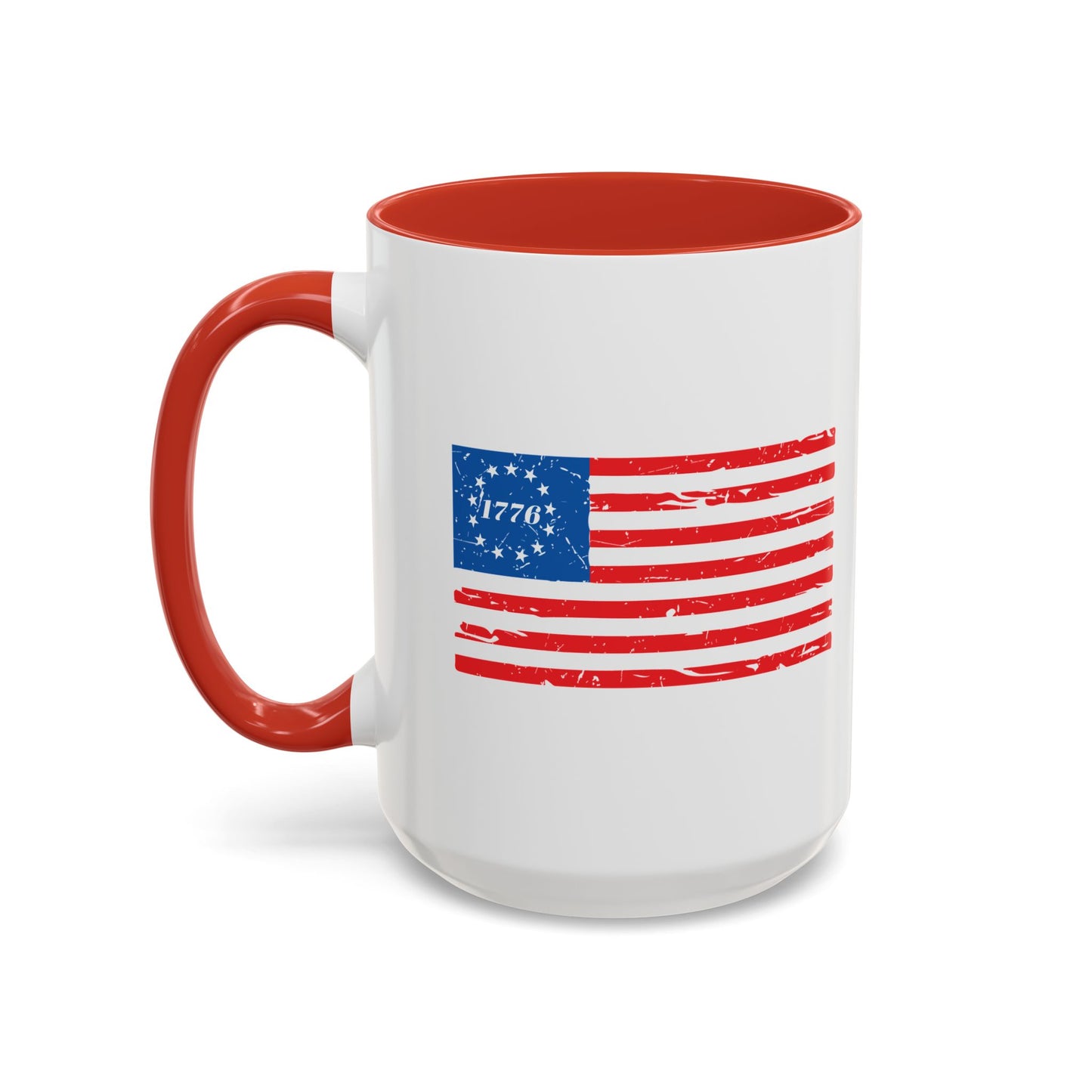 BETSY FLAG 1776 Accent BiColor Funny Sarcastic Mug