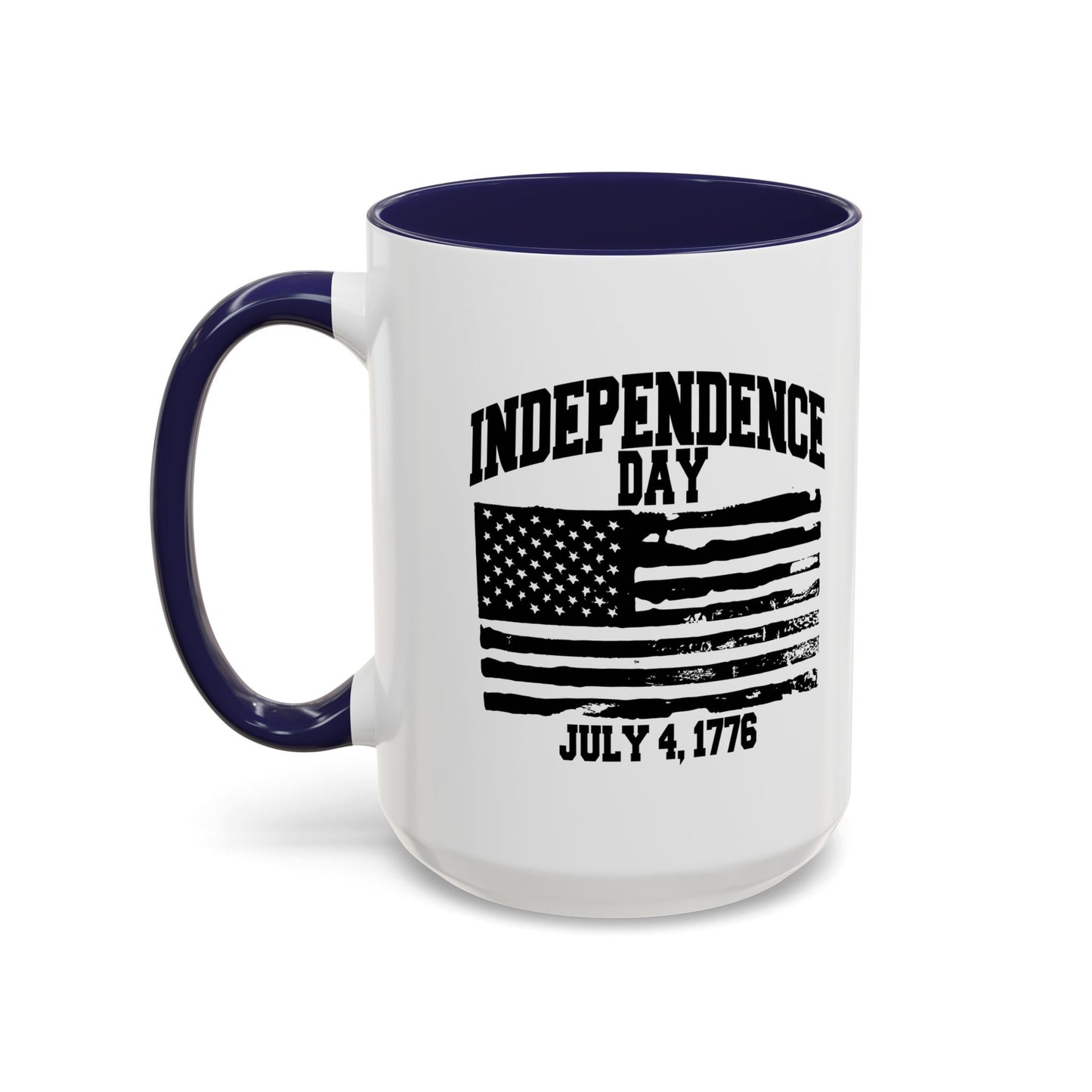 INDEPENDENCE DAY 1776 Accent BiColor Mug