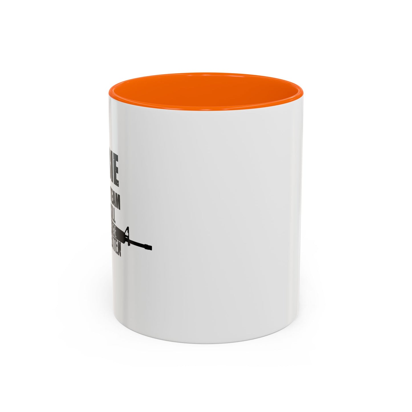 ZOMBIE RESPONSE TEAM Accent BiColor Funny Sarcastic Mug