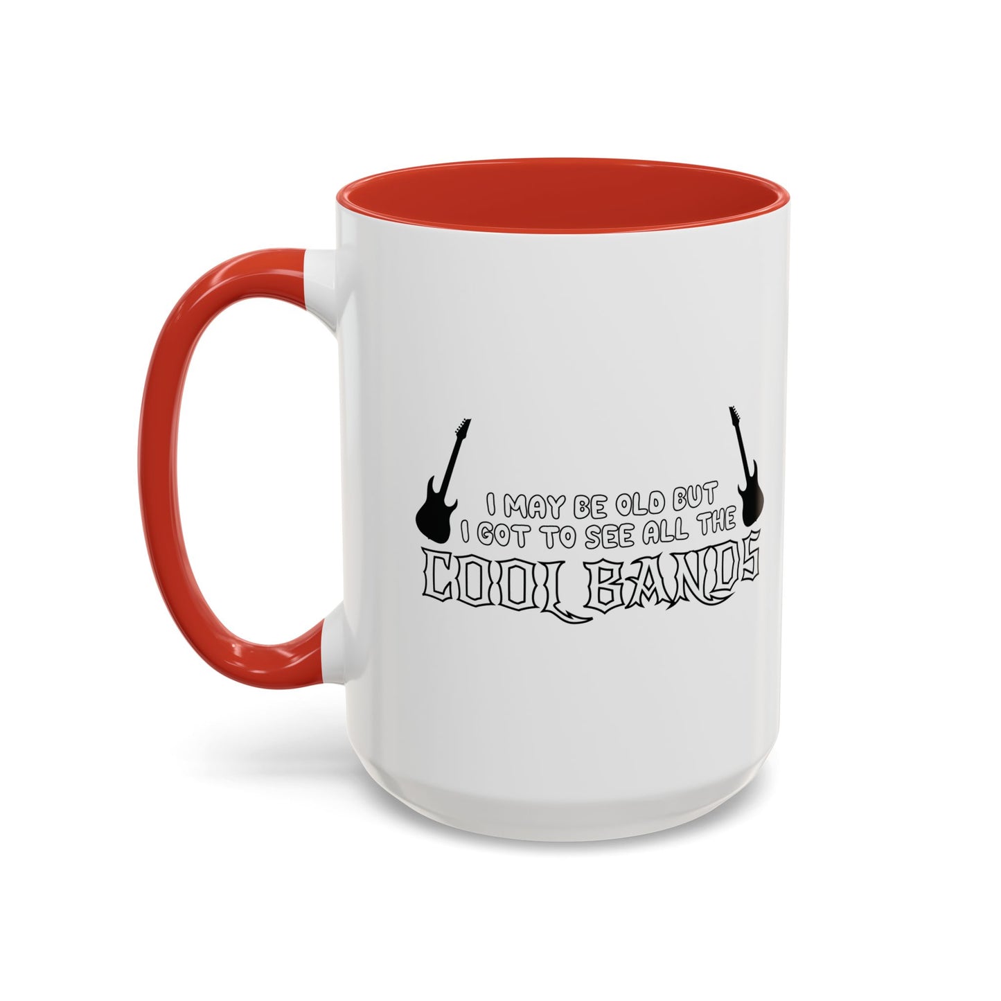 I MAY BE OLD Accent BiColor Funny Sarcastic Mug