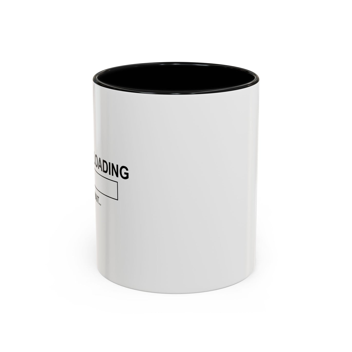 CAFFEINE LOADING Accent BiColor Funny Sarcastic Mug