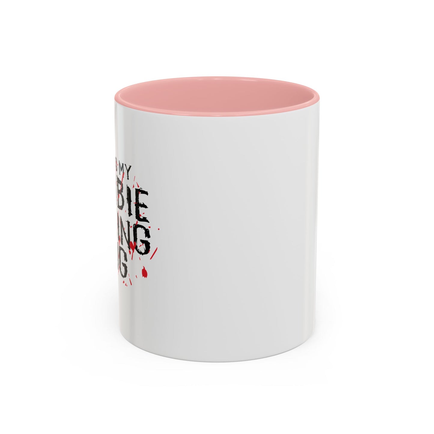 THIS IS MY ZOMBIE KILLING Accent BiColor Mug