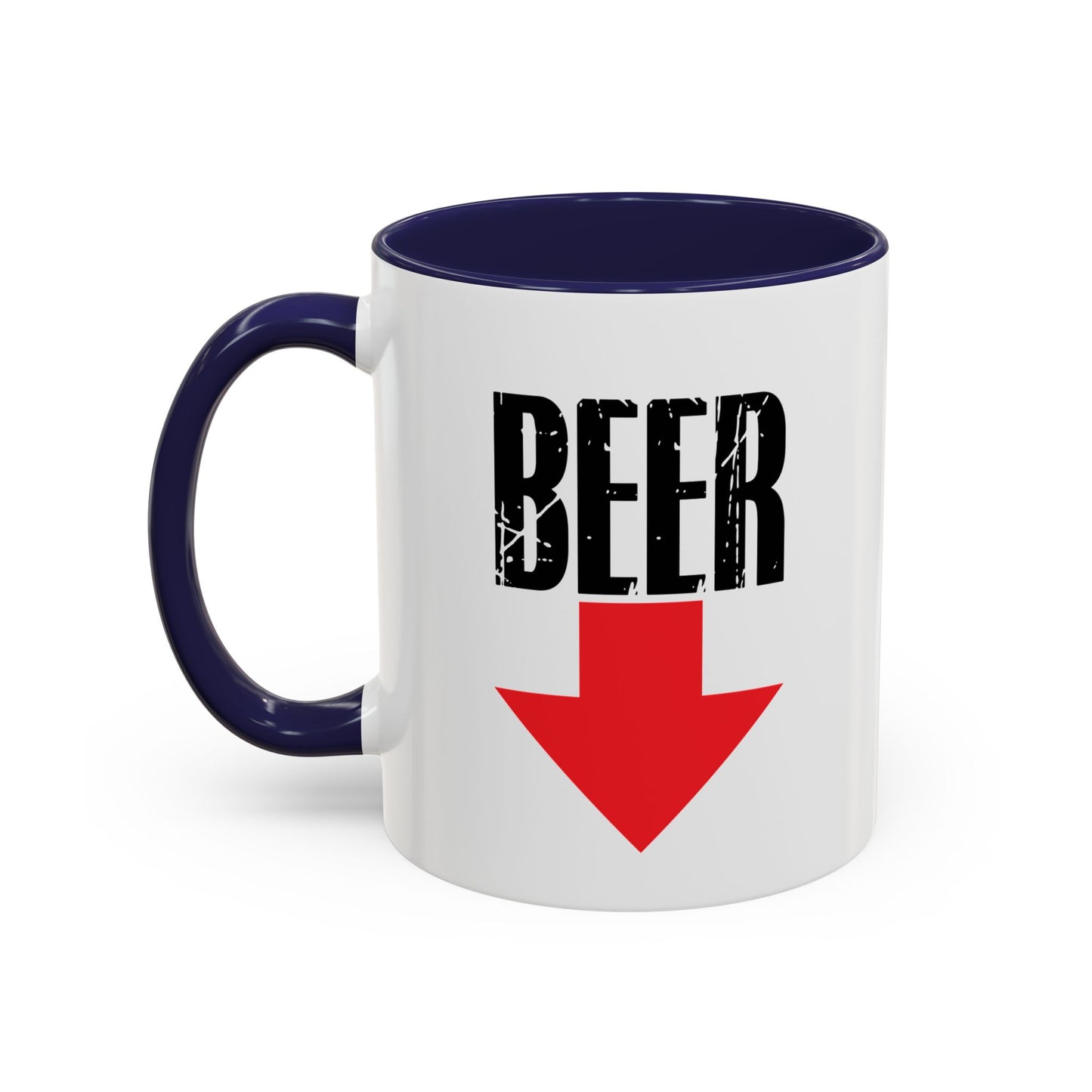 BEER Accent BiColor Funny Sarcastic Mug