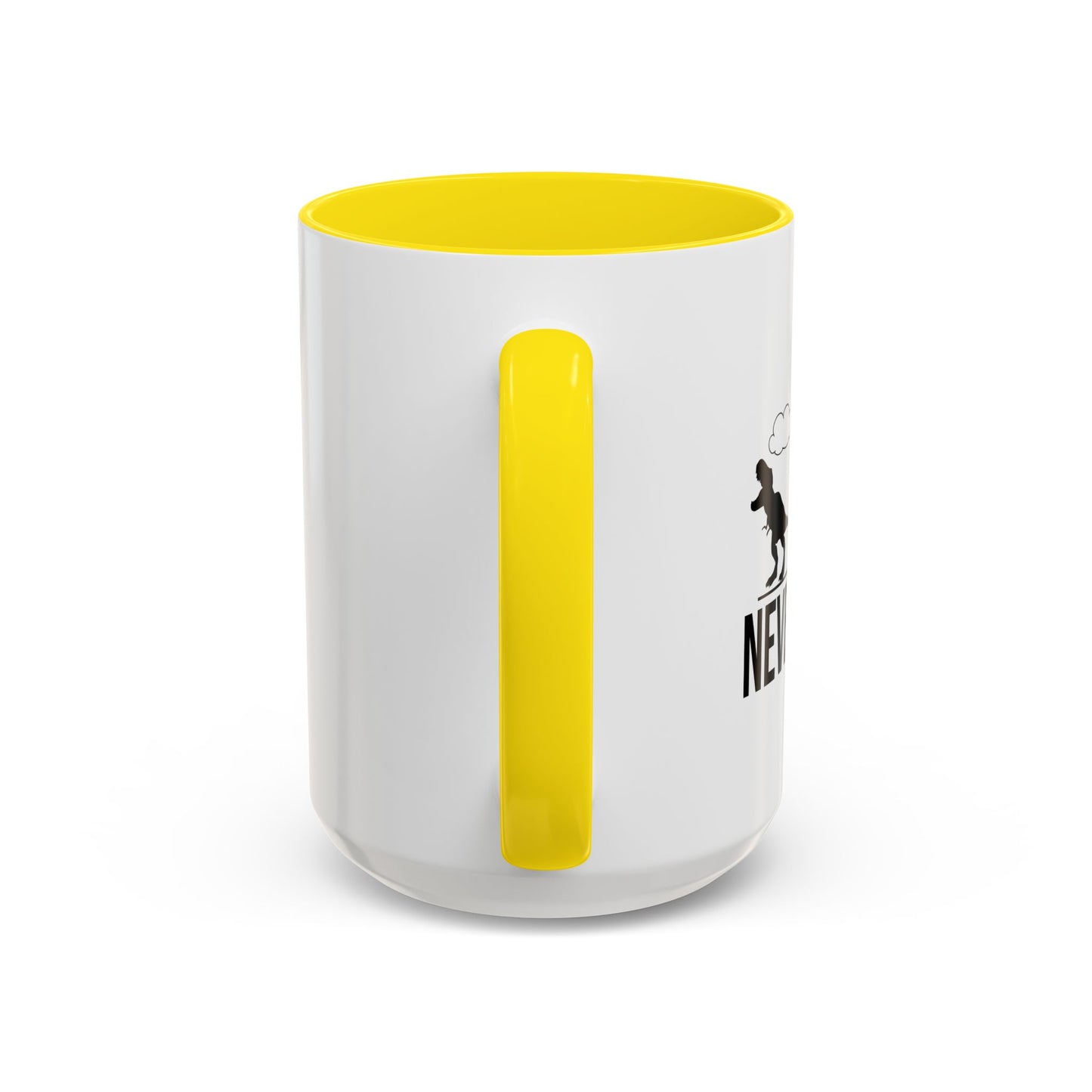 NEVER FORGET Accent BiColor Funny Sarcastic Mug