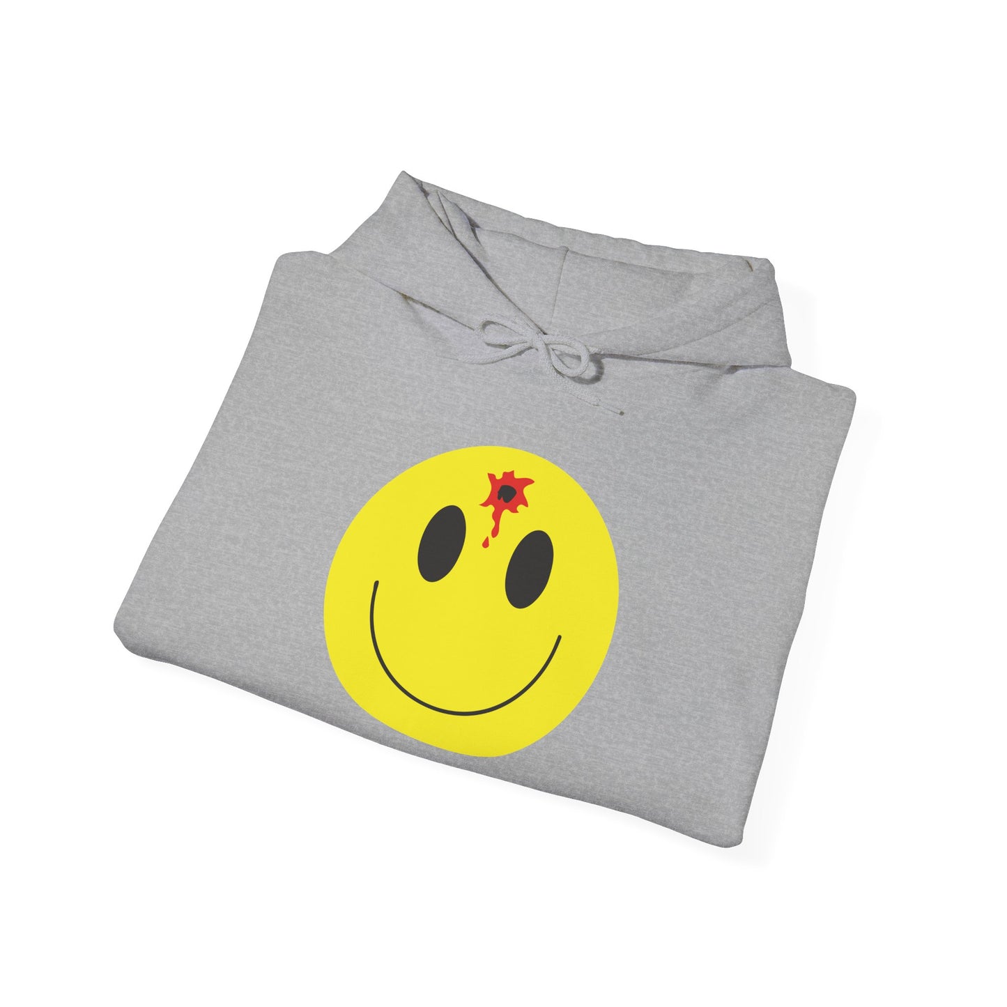 DEADSHOT HAPPY FACE - Premium Unisex Funny Sarcastic Black Hoodie Sweatshirt