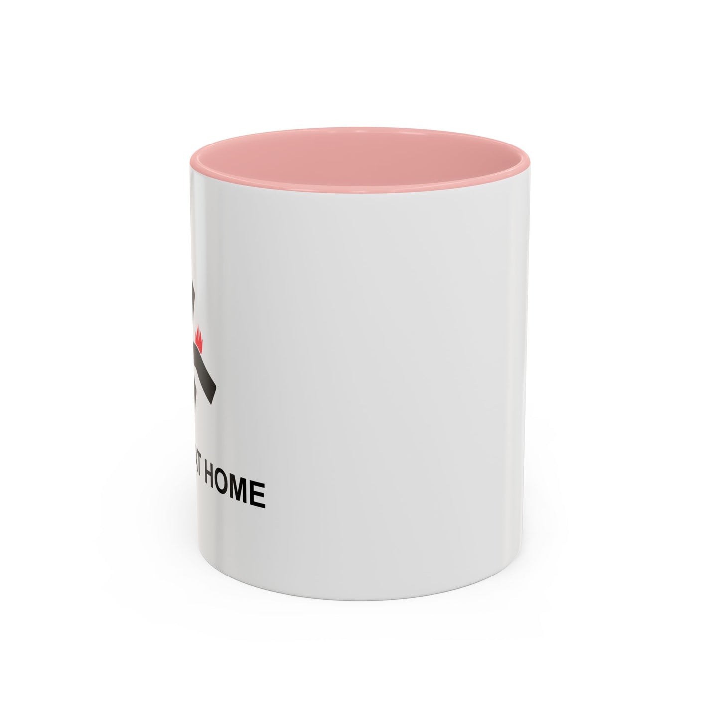 I TRIED IT AT HOME Accent BiColor Funny Sarcastic Mug