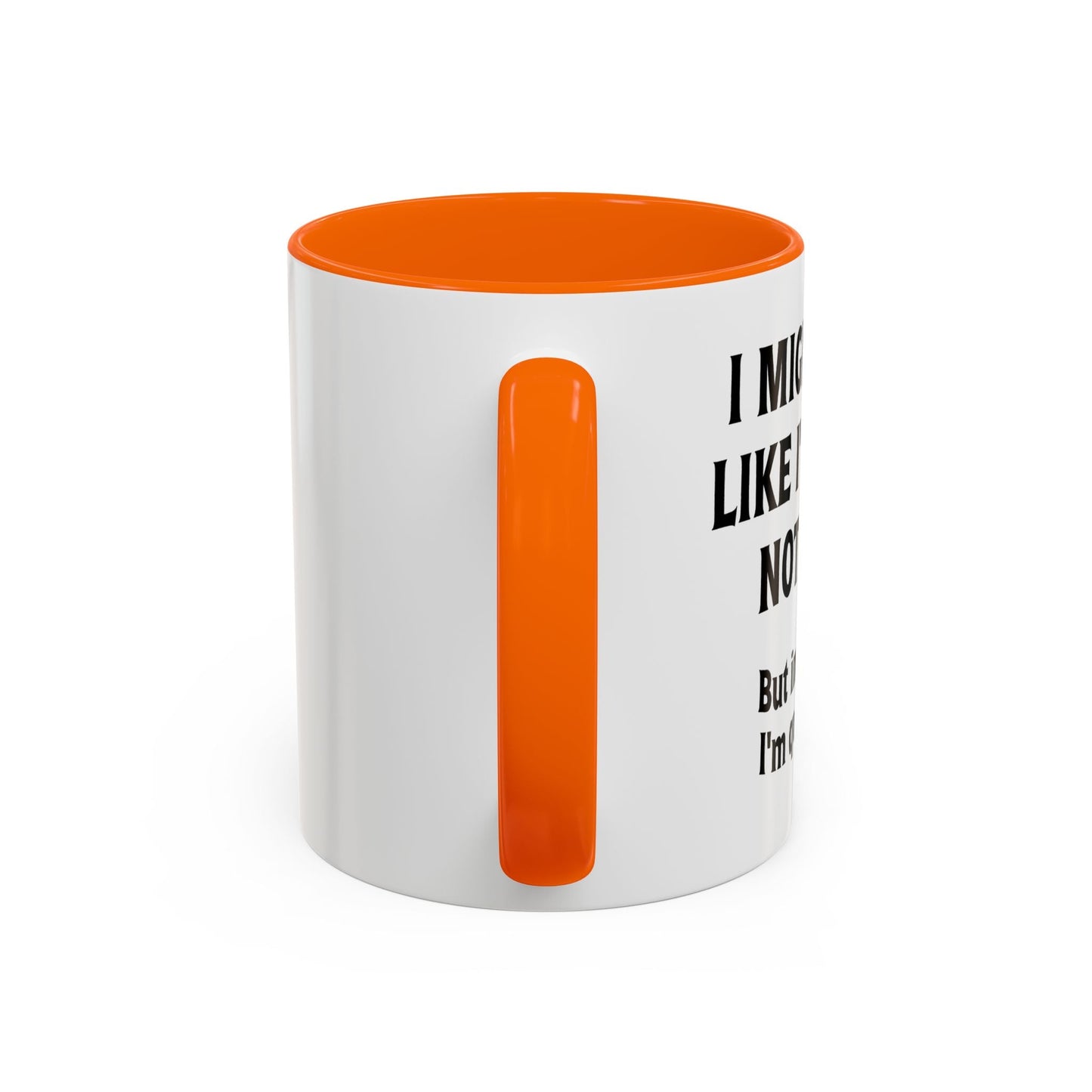 IN MY HEAD IM QUITE BUSY Accent BiColor Funny Sarcastic Mug