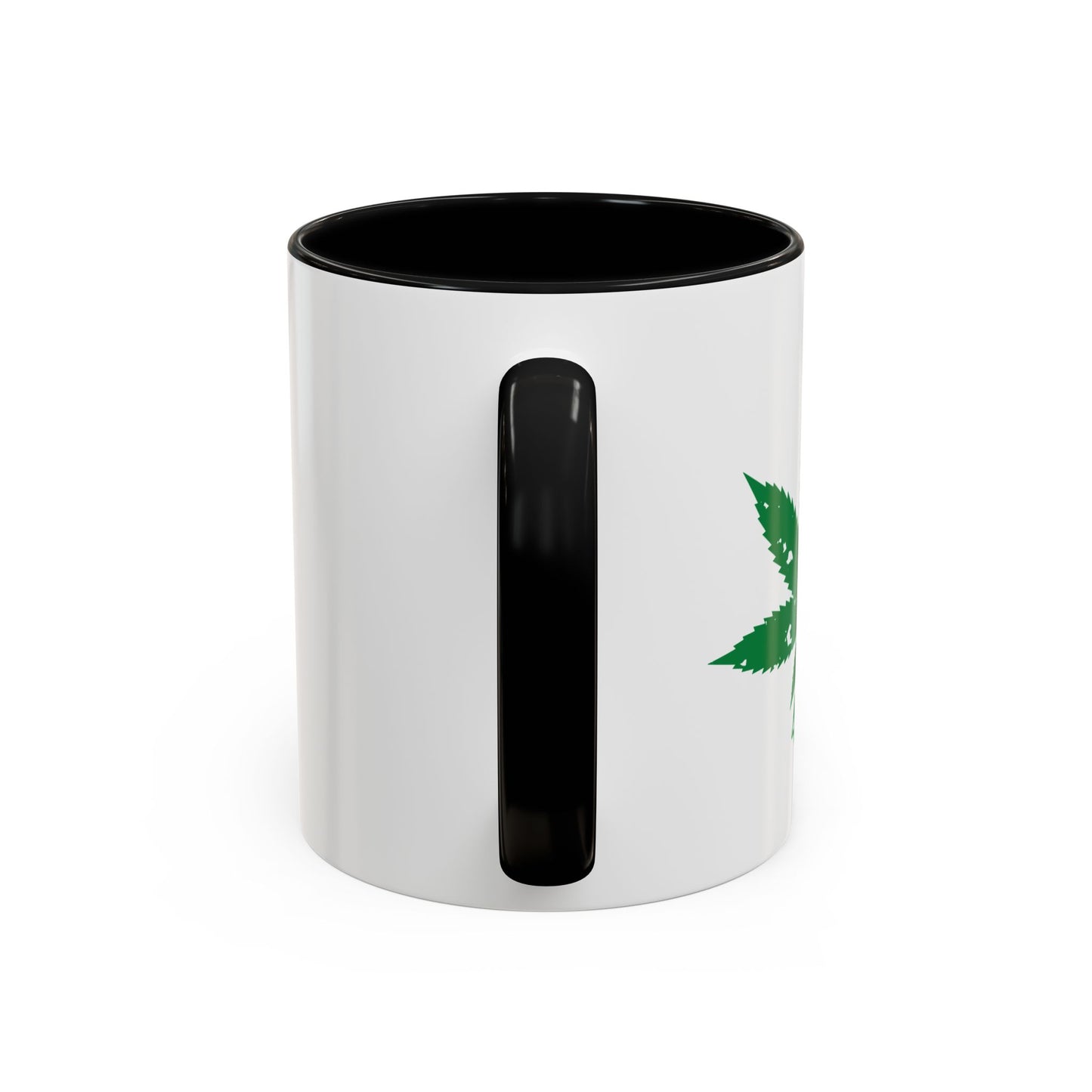 WEED LEAF 420 Accent BiColor Funny Sarcastic Mug