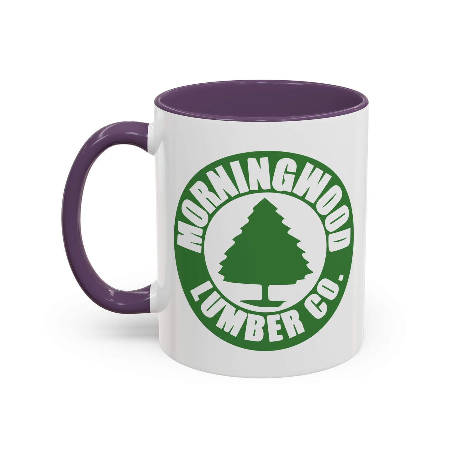 MORNINGWOOD LUMBER CO. Accent BiColor Funny Sarcastic Mug