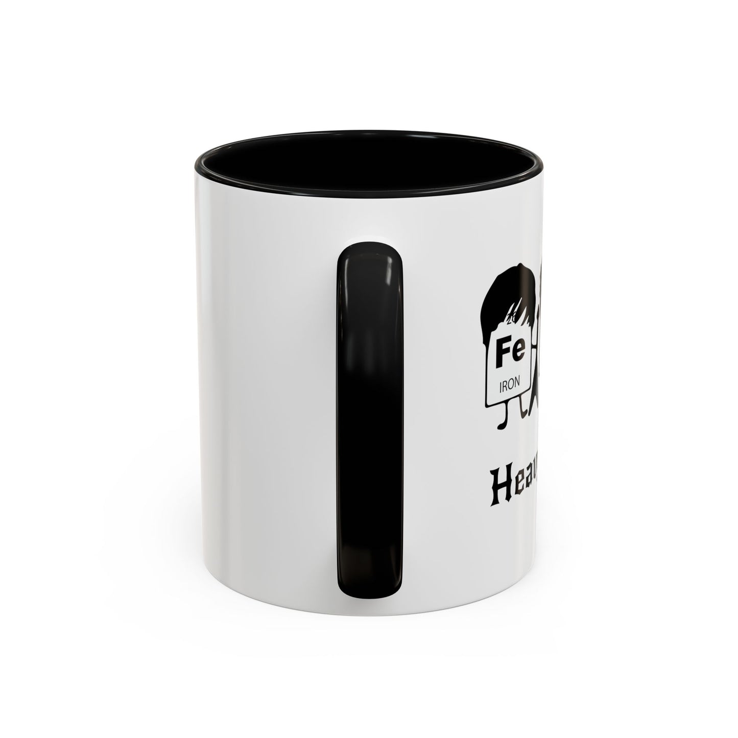 HEAVY METALS Accent BiColor Funny Sarcastic Mug