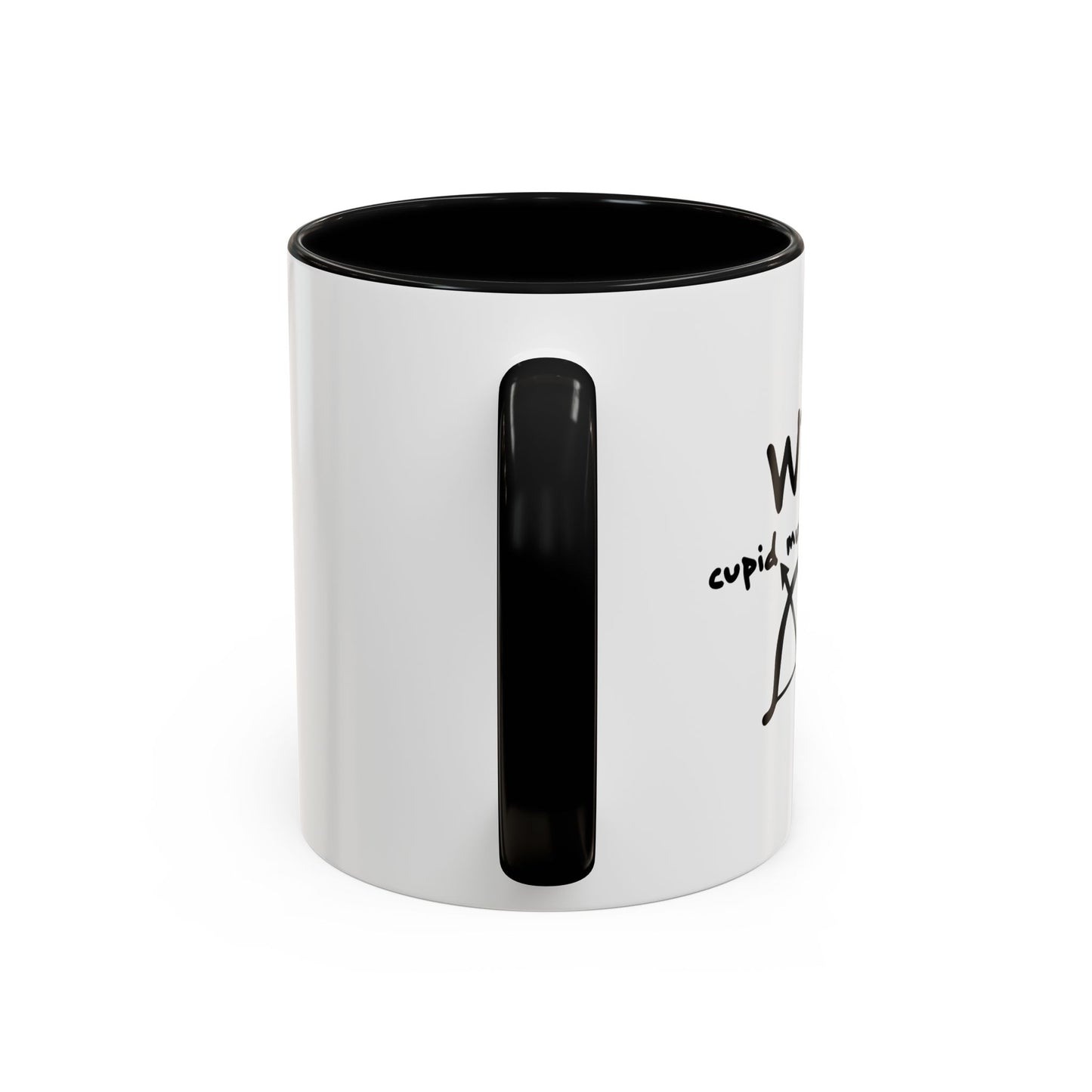 WTF. CUPID Accent BiColor Funny Sarcastic Mug