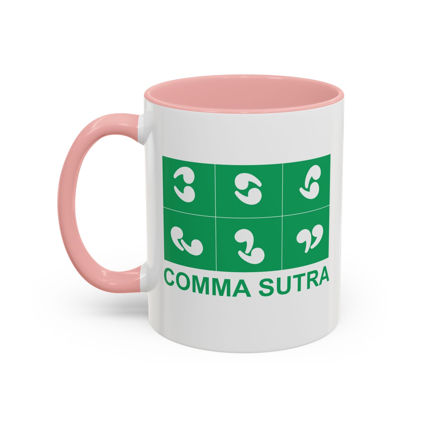 COMMA SUTRA Accent BiColor Funny Sarcastic Mug